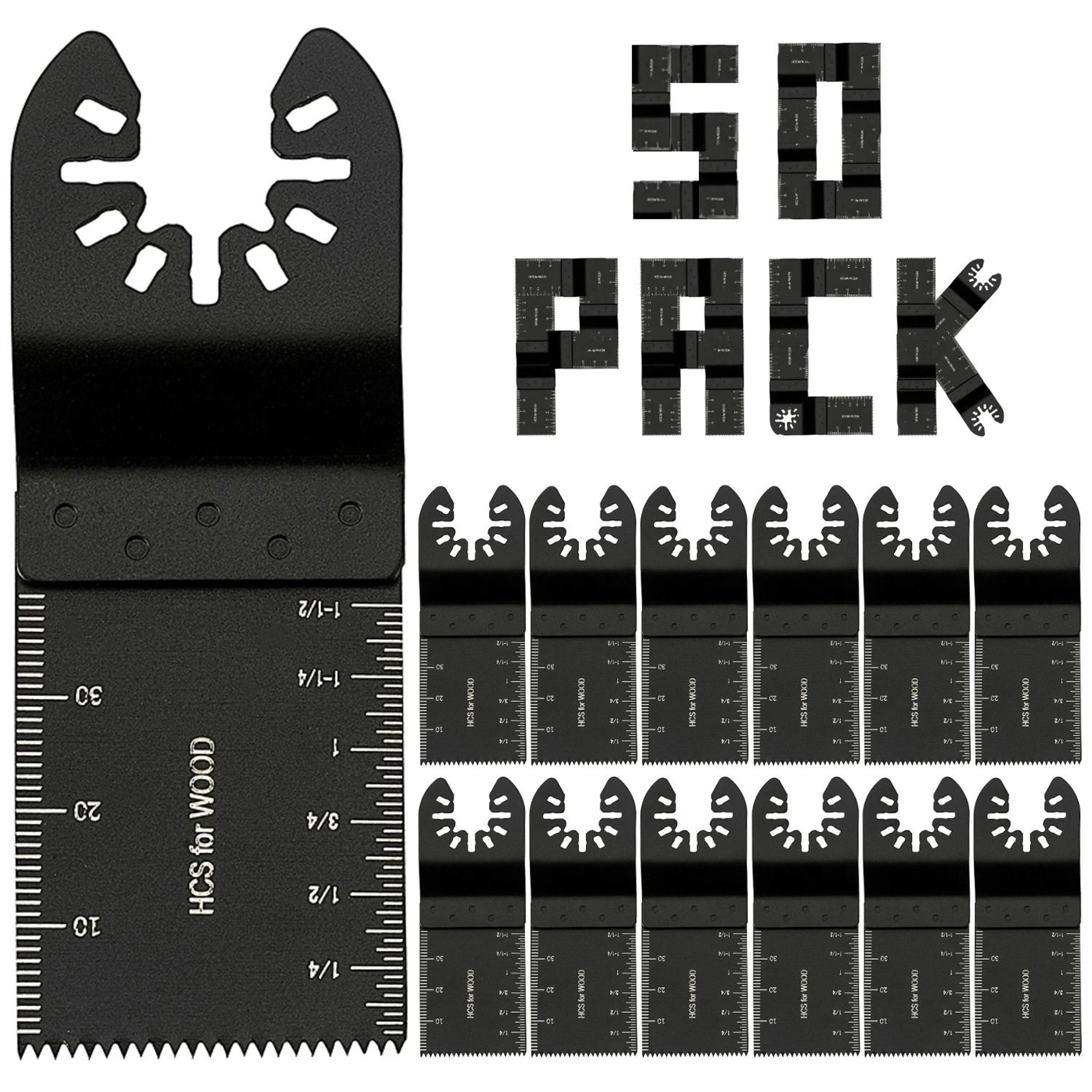 Universal Oscillating Saw Blade Set Multi Function Renovator Cutter Blades 8