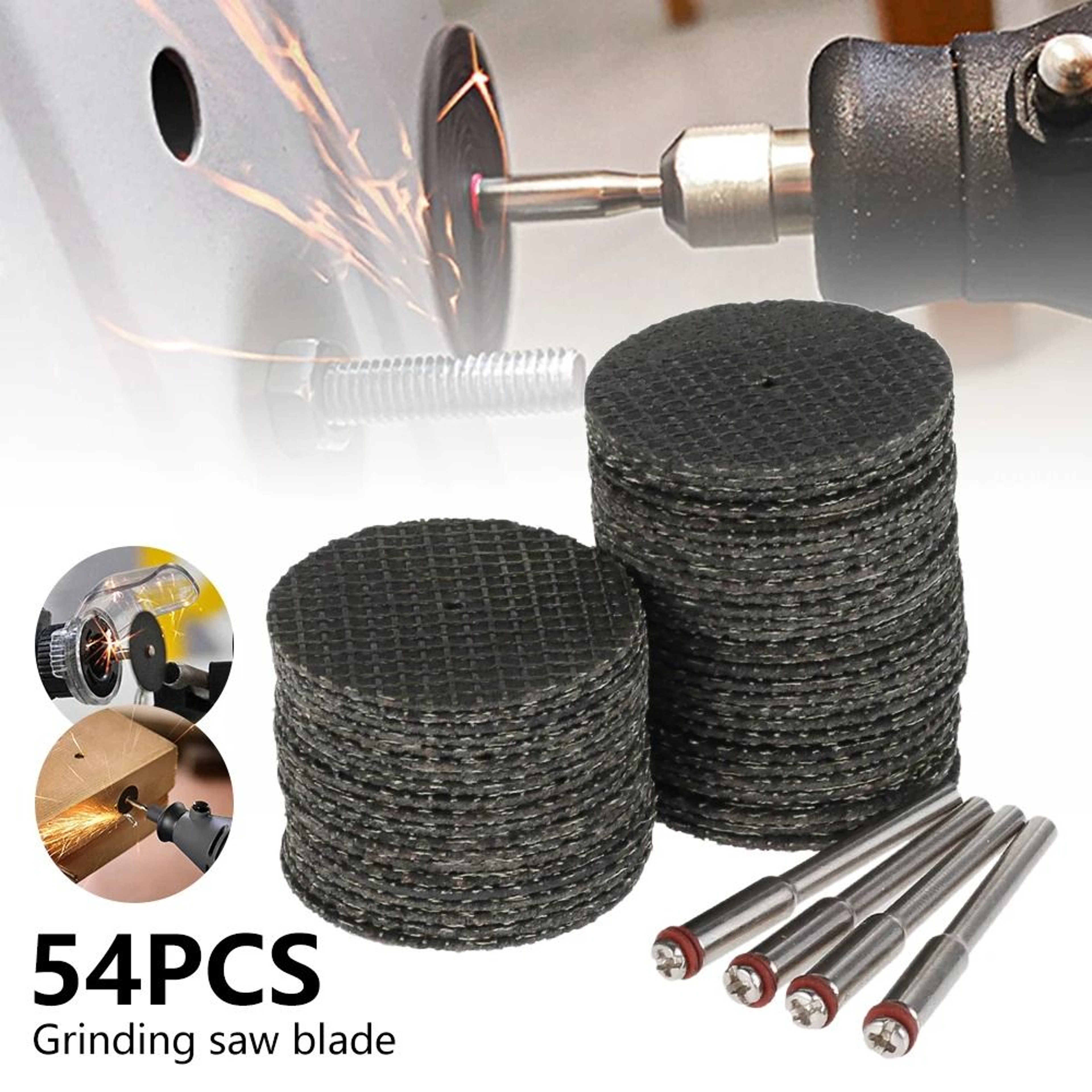 54 Piece Rotary Cutting Disc Set 1