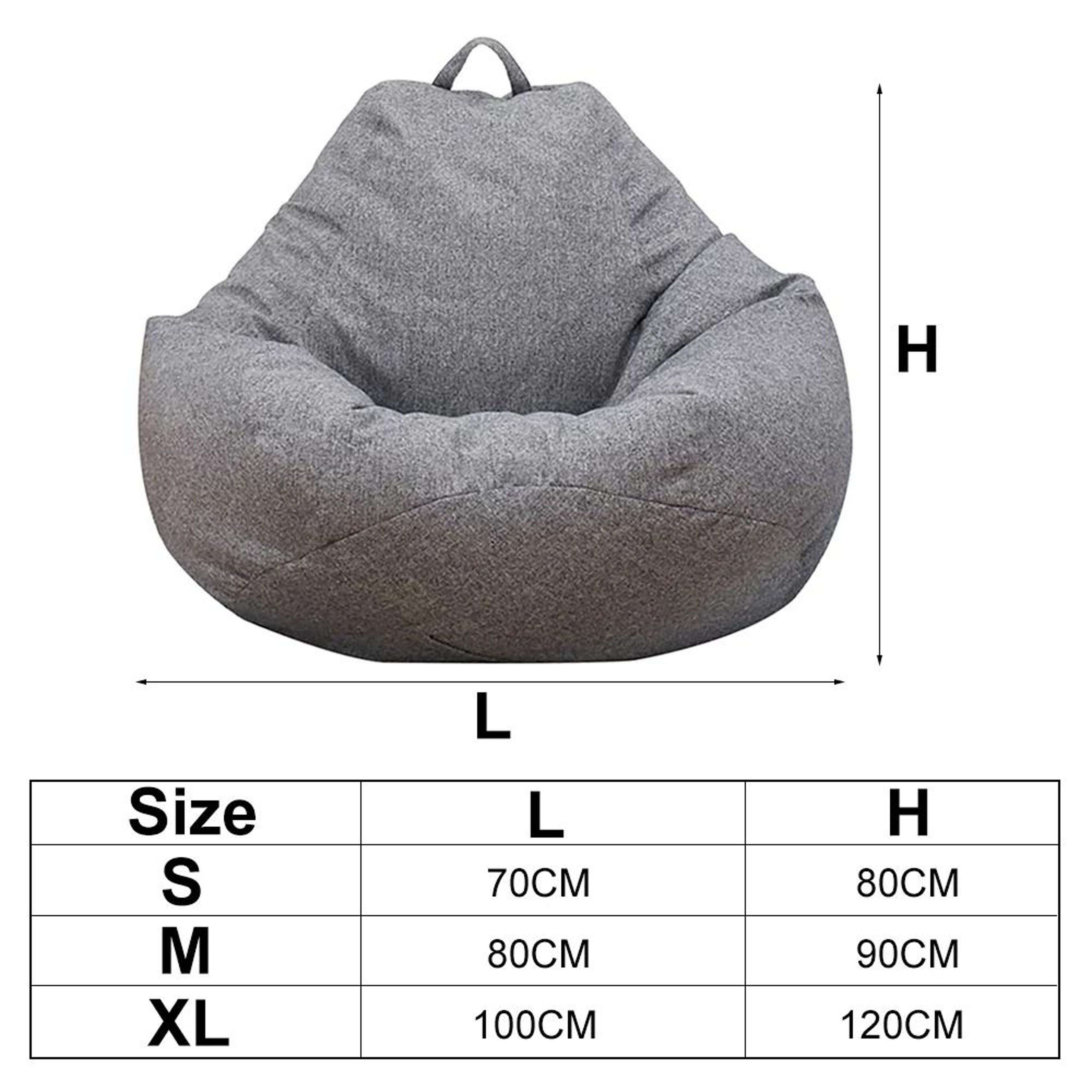 Large Bean Bag Sofa Cover 4