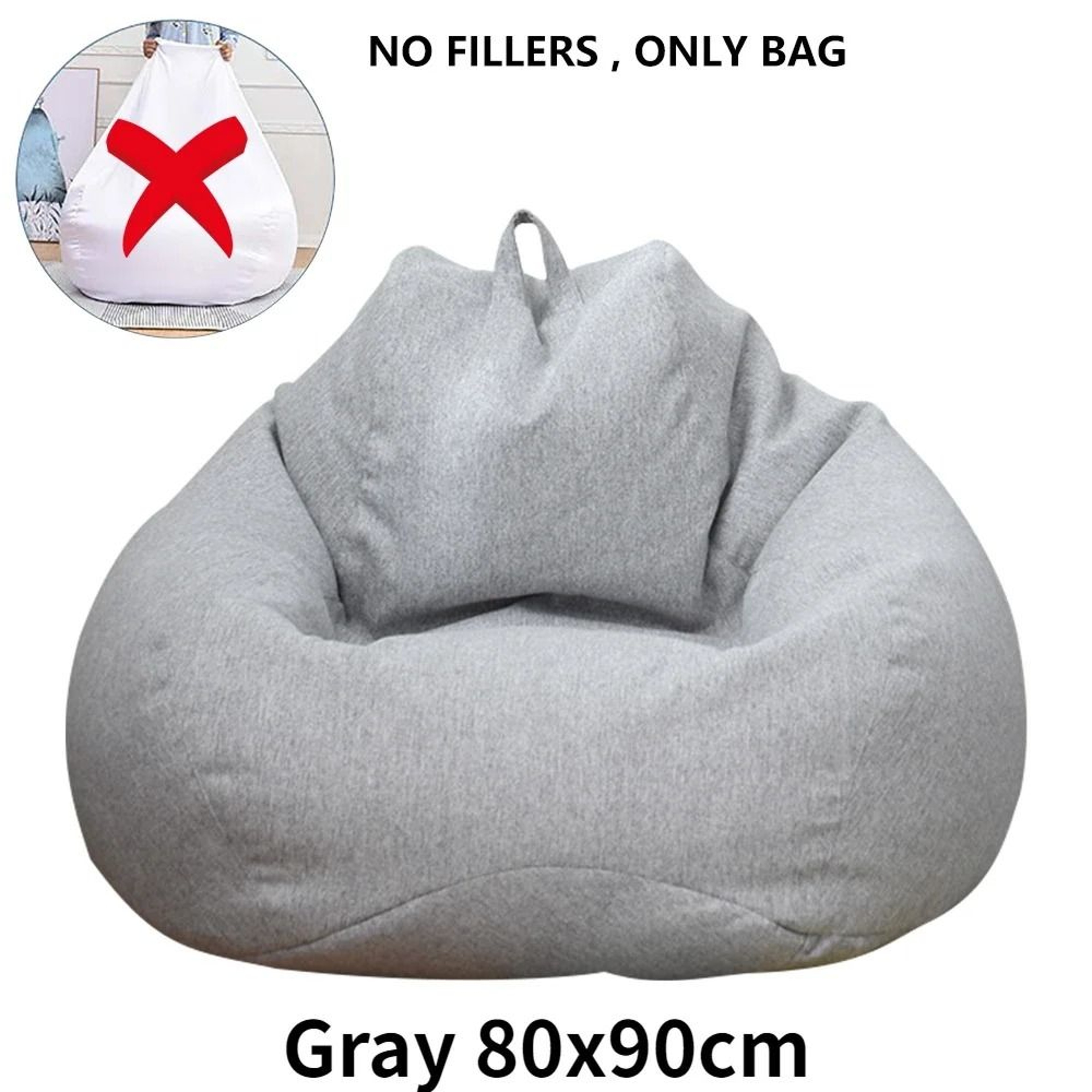 Large Bean Bag Sofa Cover 17