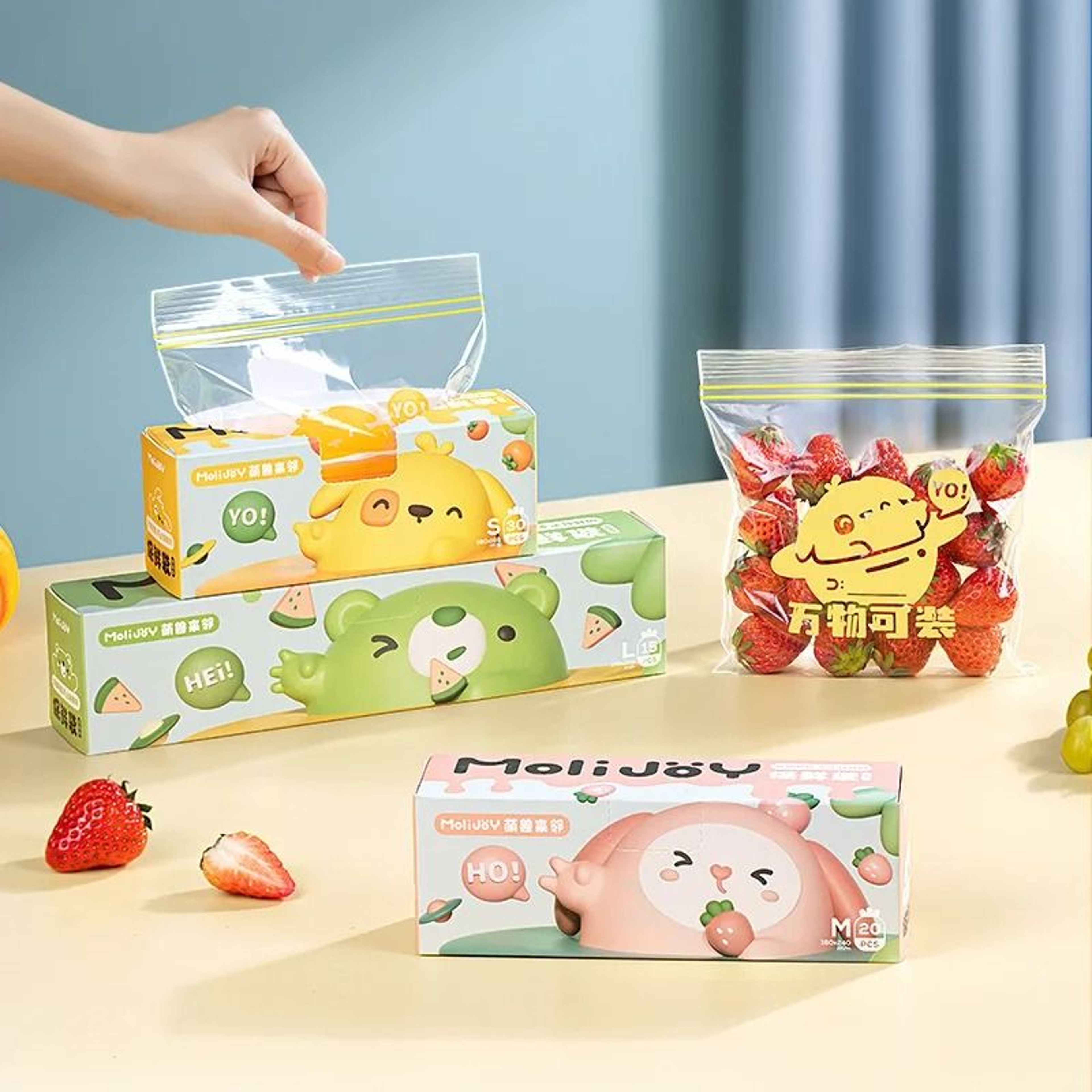 Reusable Zip Lock Food Storage Bags 1