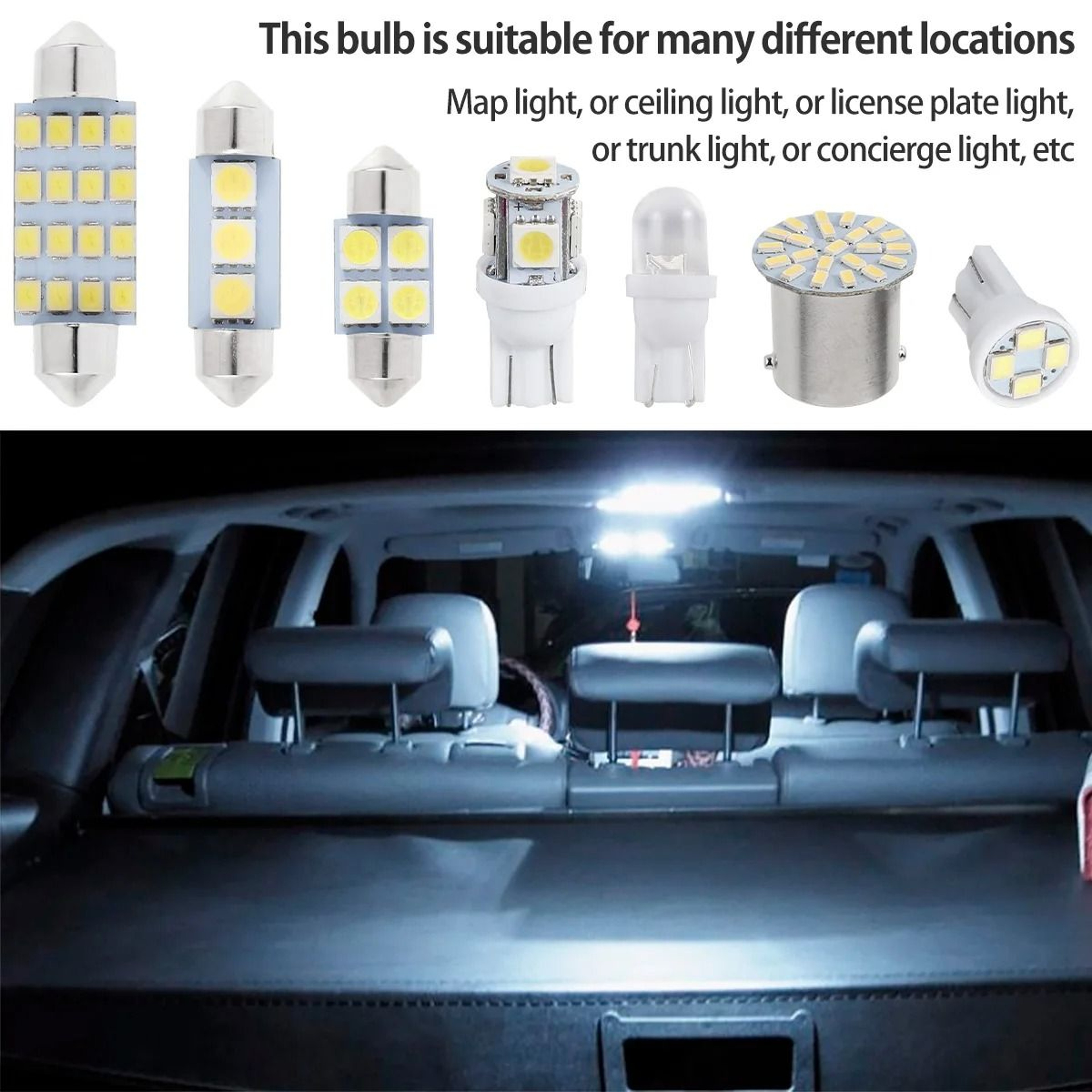 42 Piece T10 LED Car Light Set 3