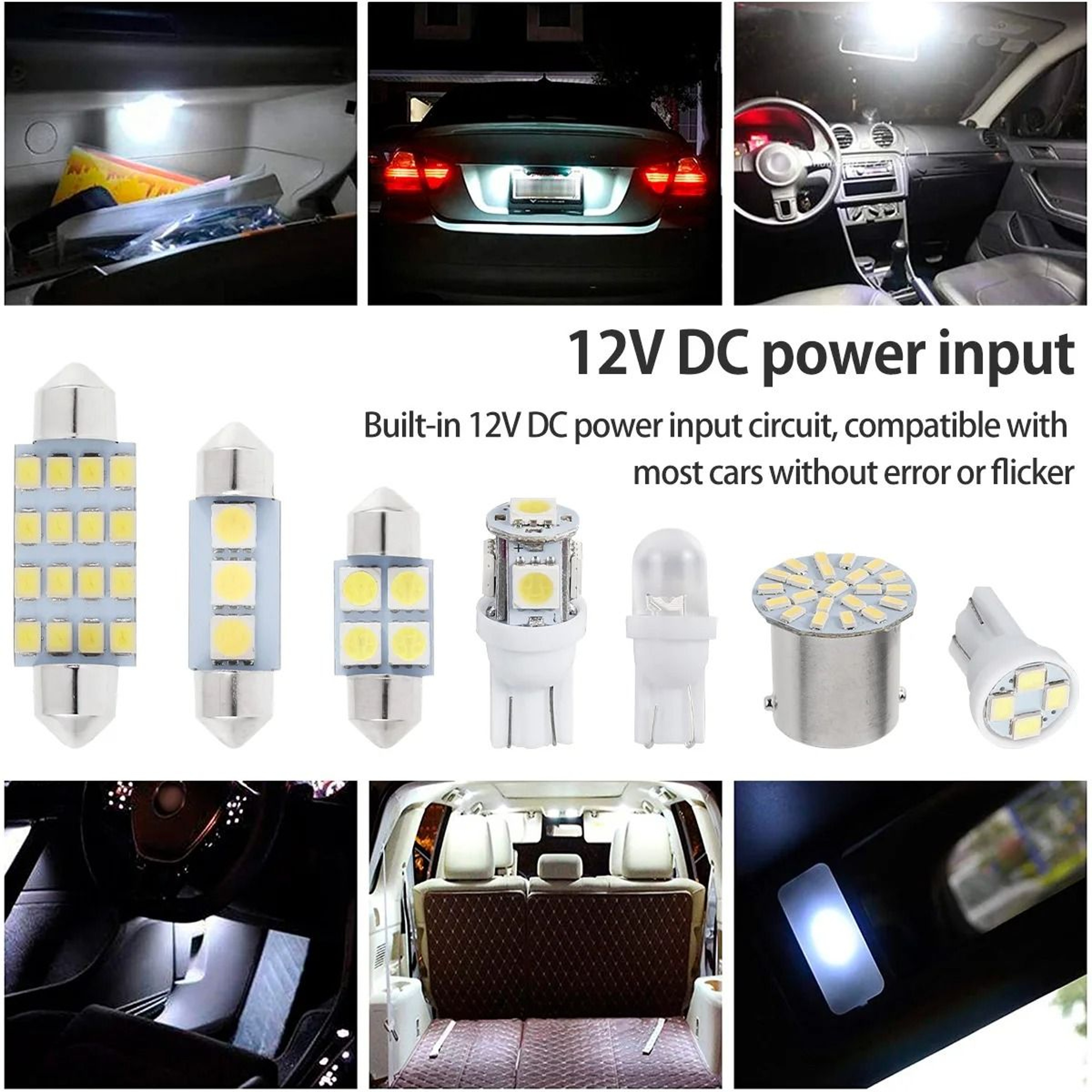 42 Piece T10 LED Car Light Set 5