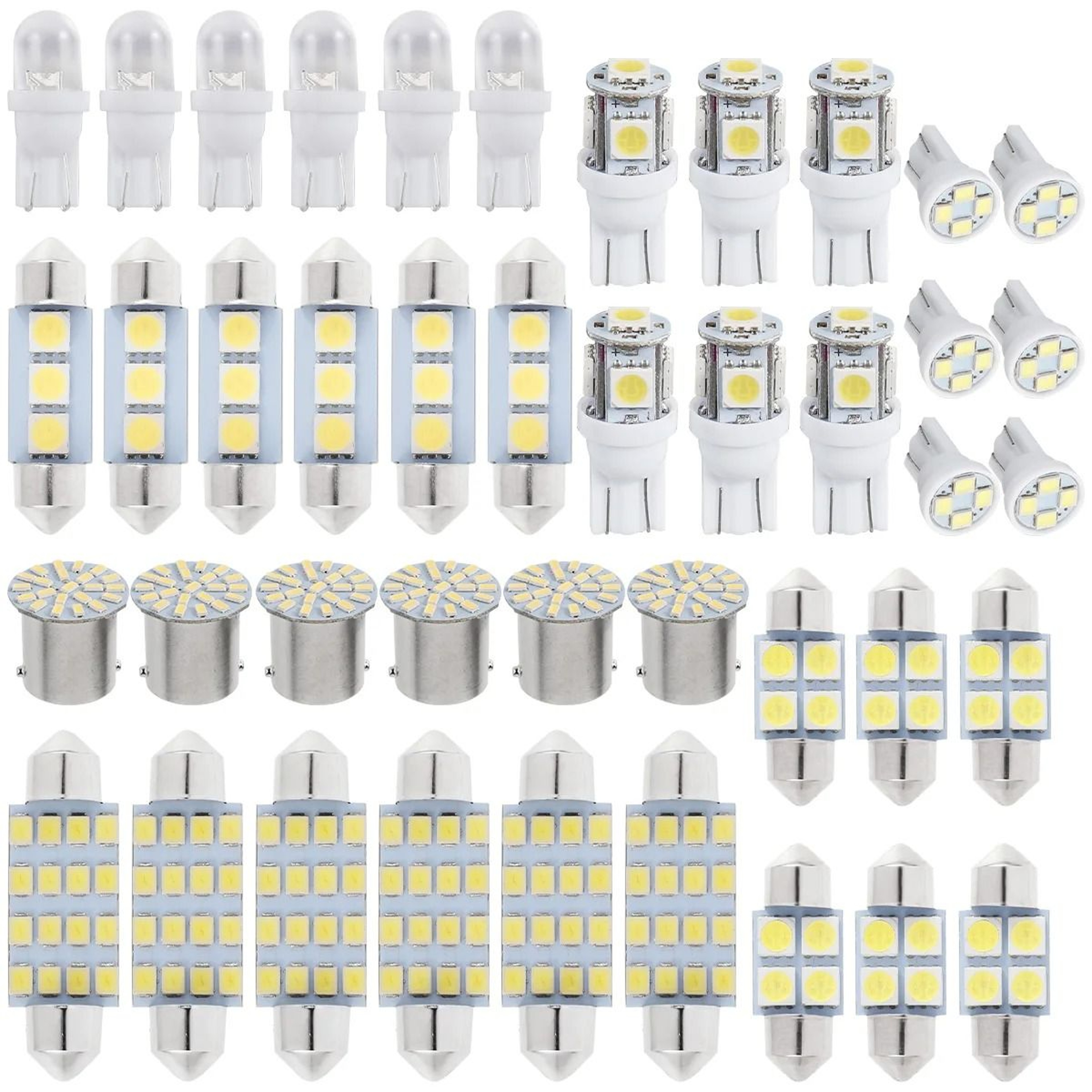 42 Piece T10 LED Car Light Set 8
