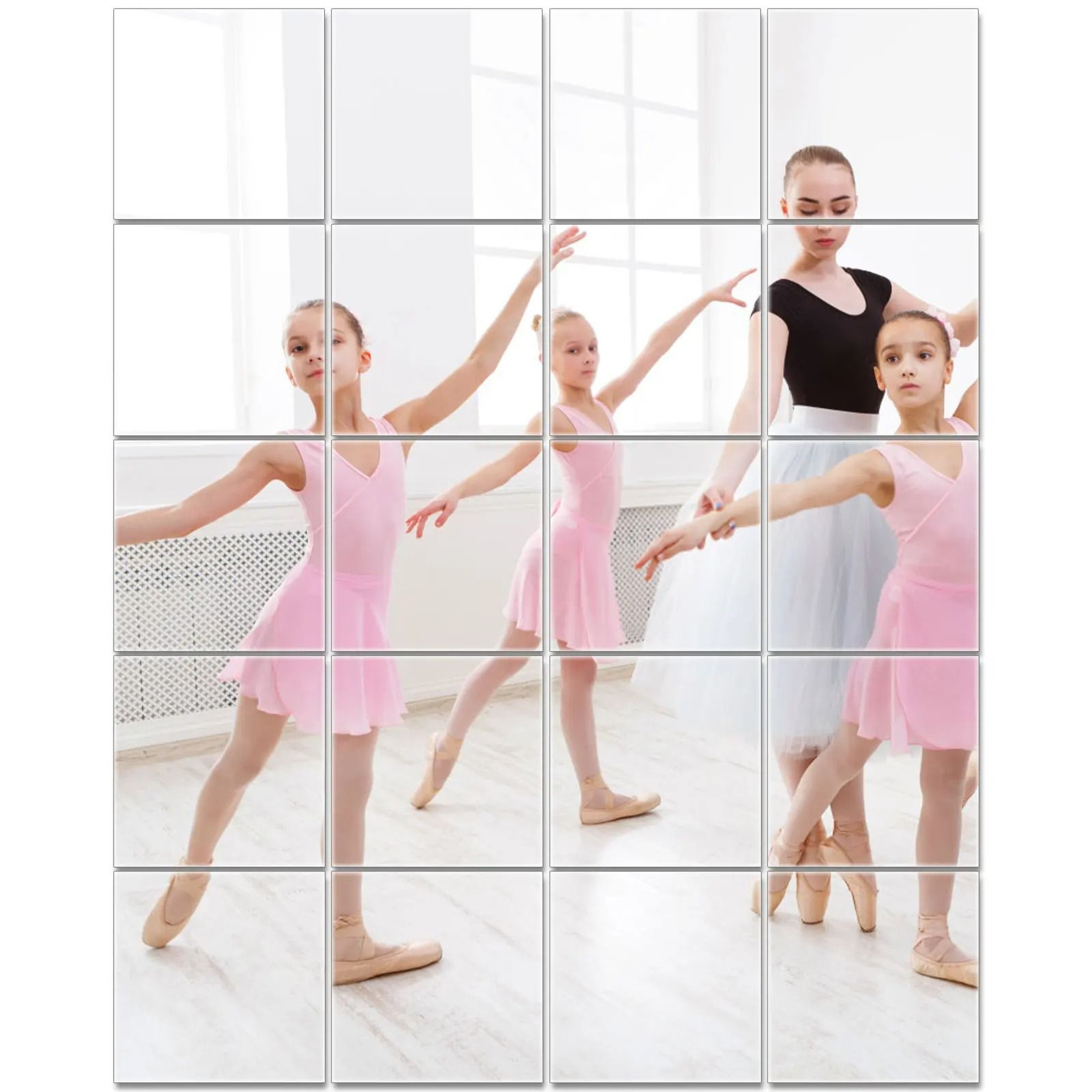 Self Adhesive Mirror Sheet Tiles 10