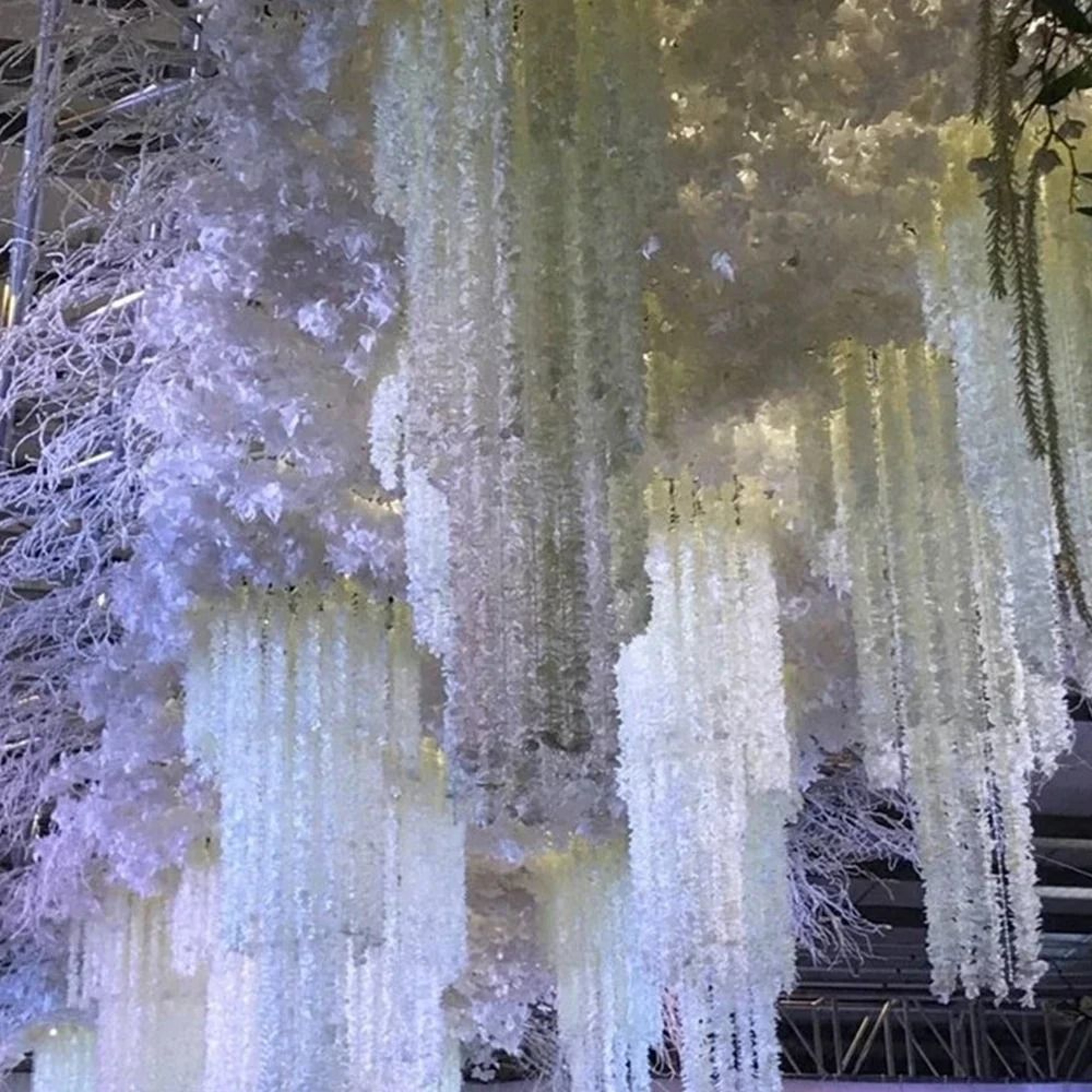 Artificial Wisteria Hanging Garland Set 2
