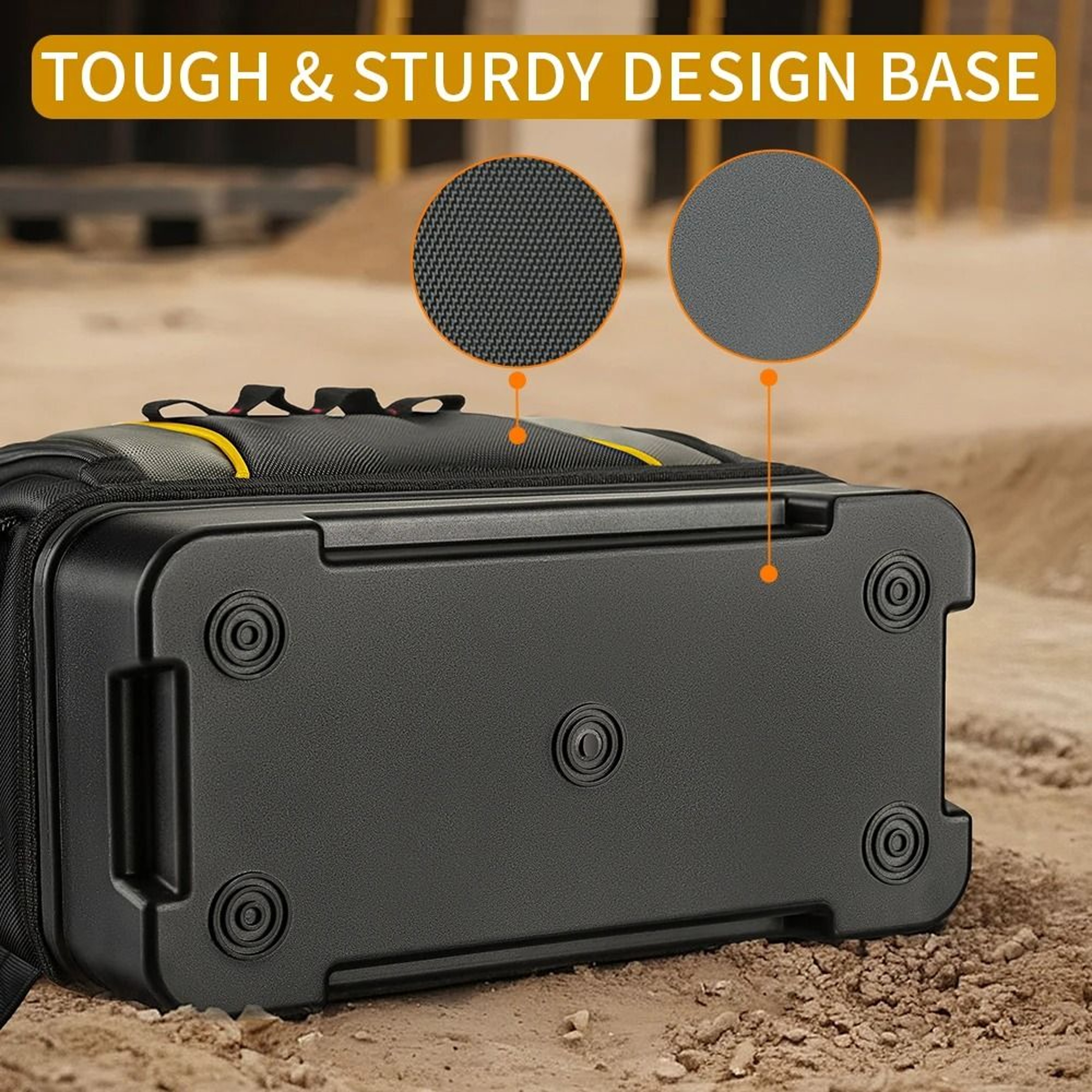 Heavy Duty Tool Backpack With Molded Bottom 5