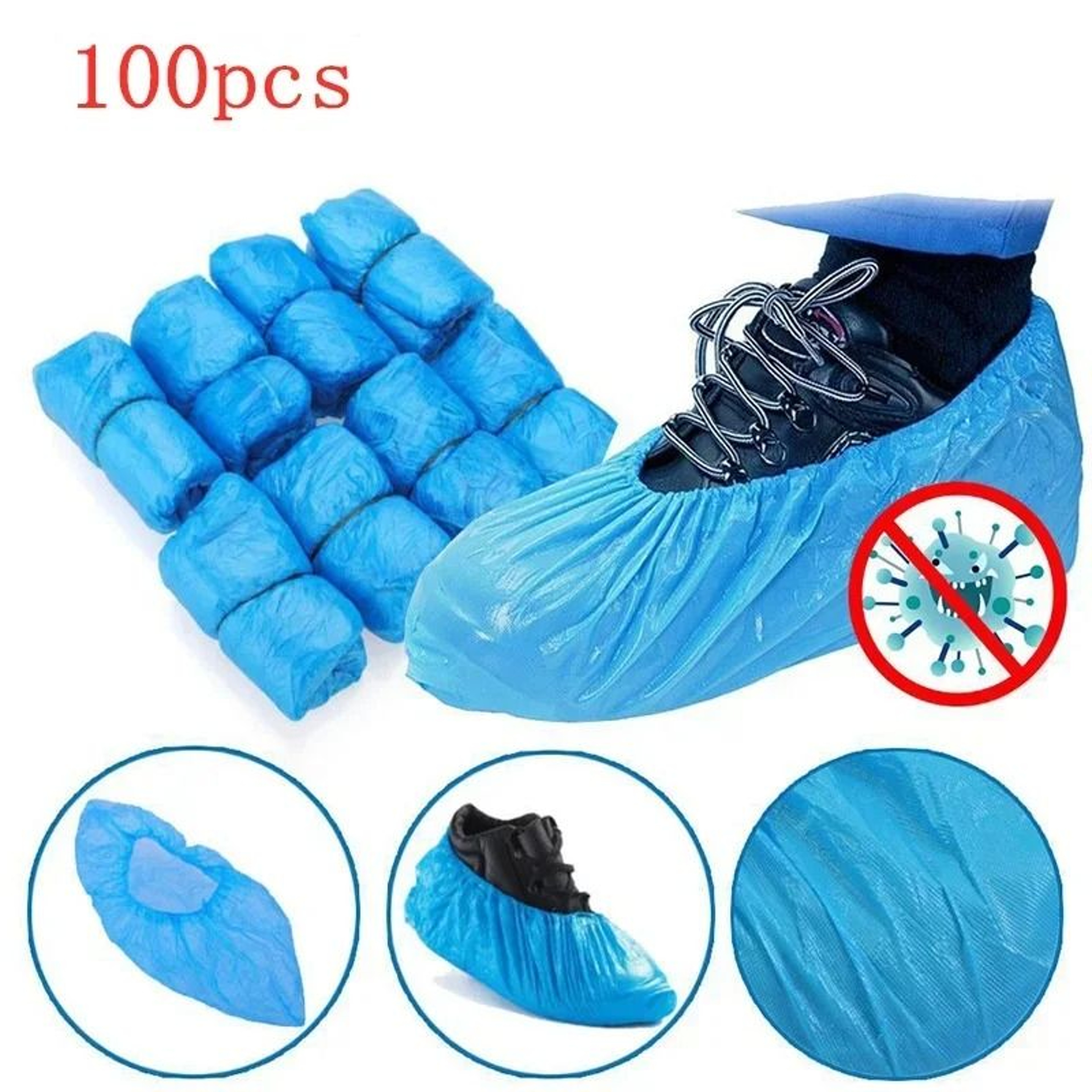 Disposable Waterproof Non Slip Shoe Covers 1