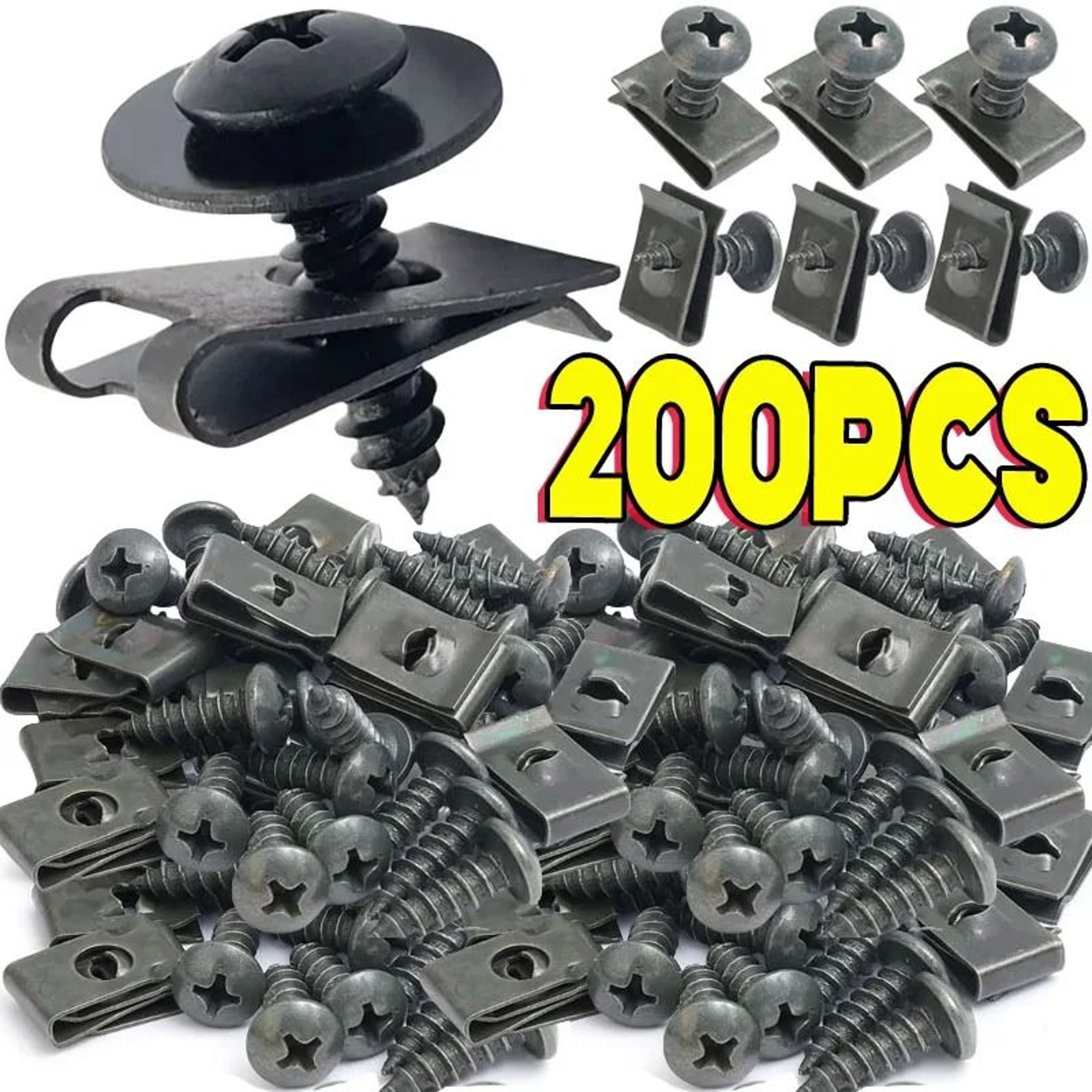 Car Metal Screw Clip Set 0