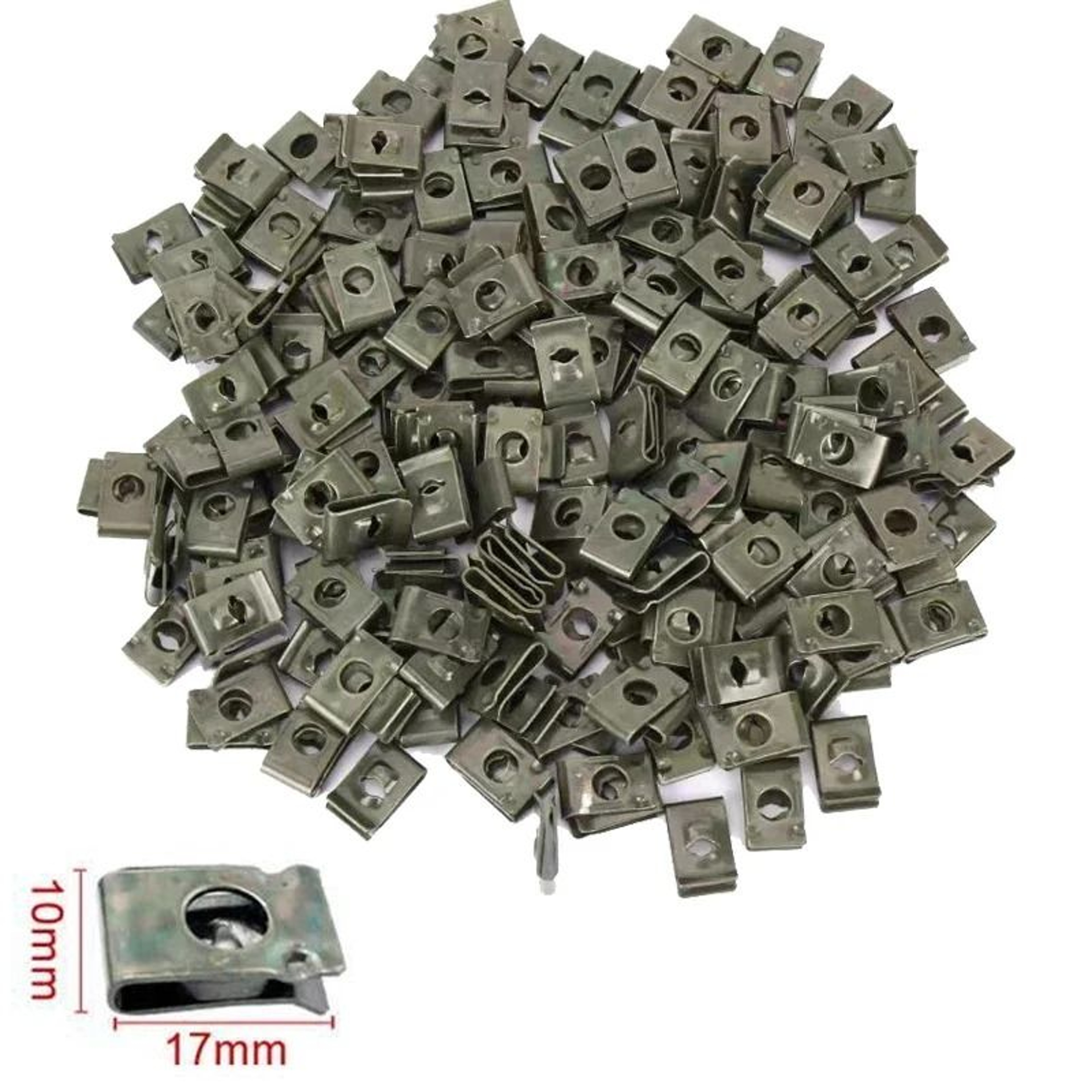 Car Metal Screw Clip Set 8