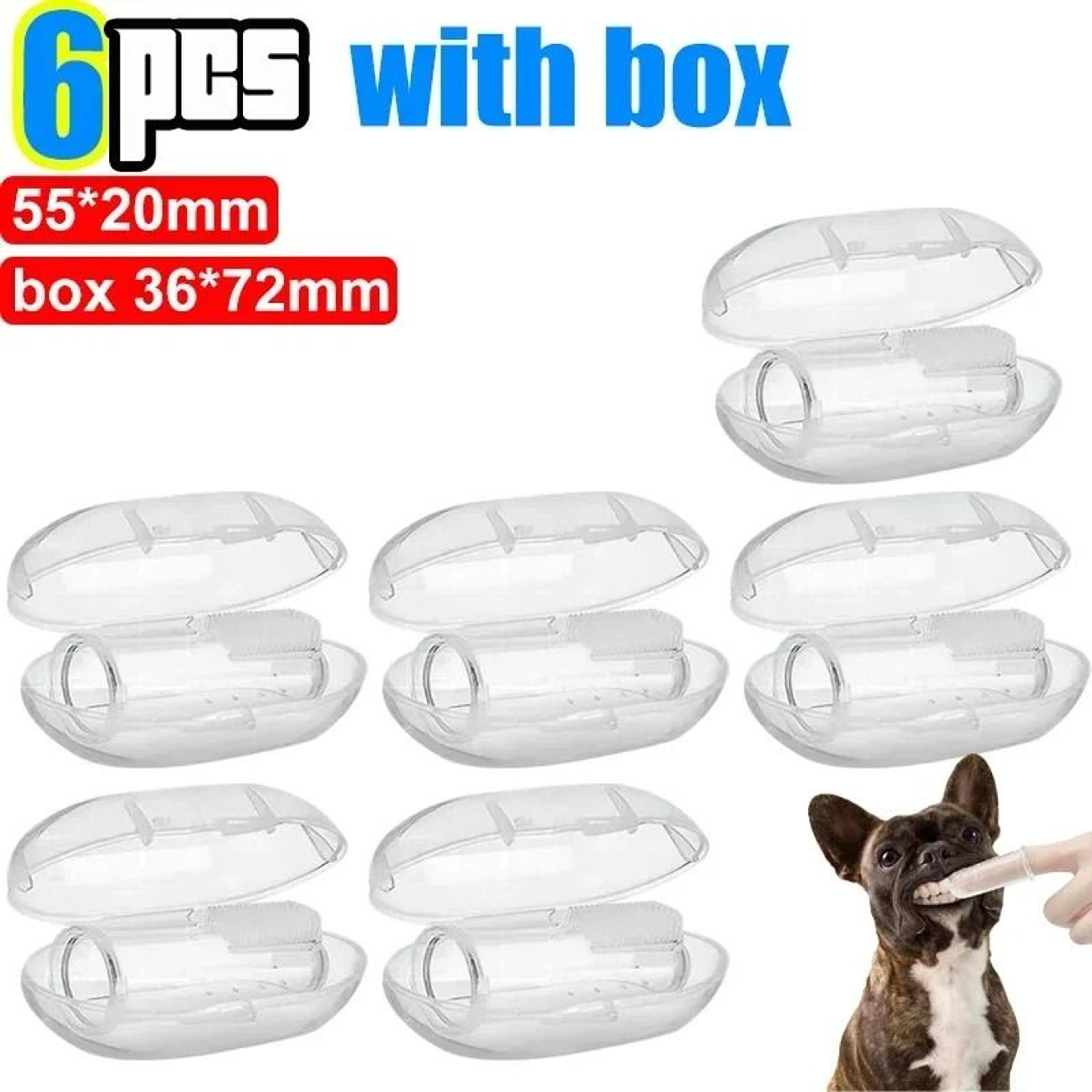 Silicone Pet Finger Toothbrush 8