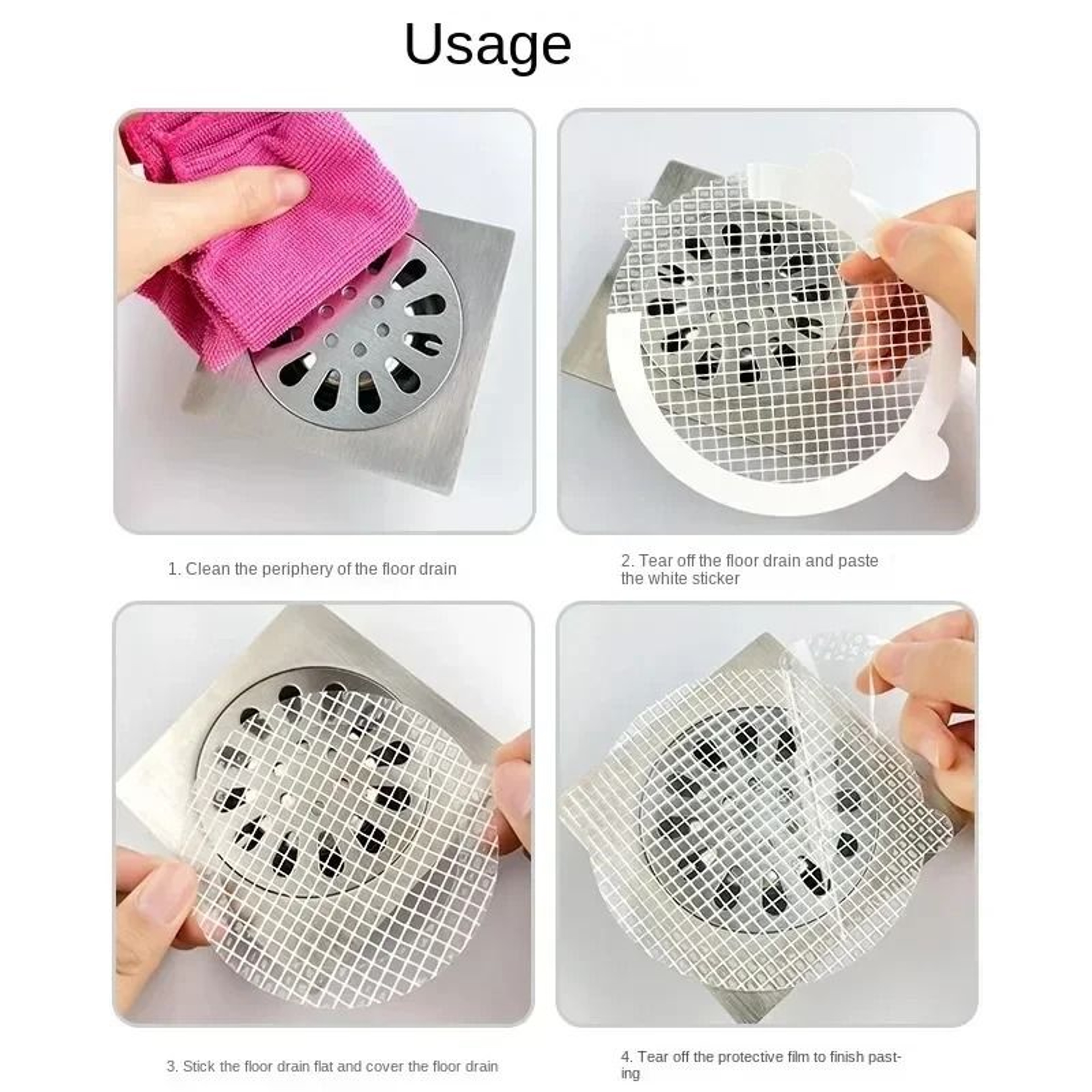 Disposable Floor Drain Filter Stickers 4