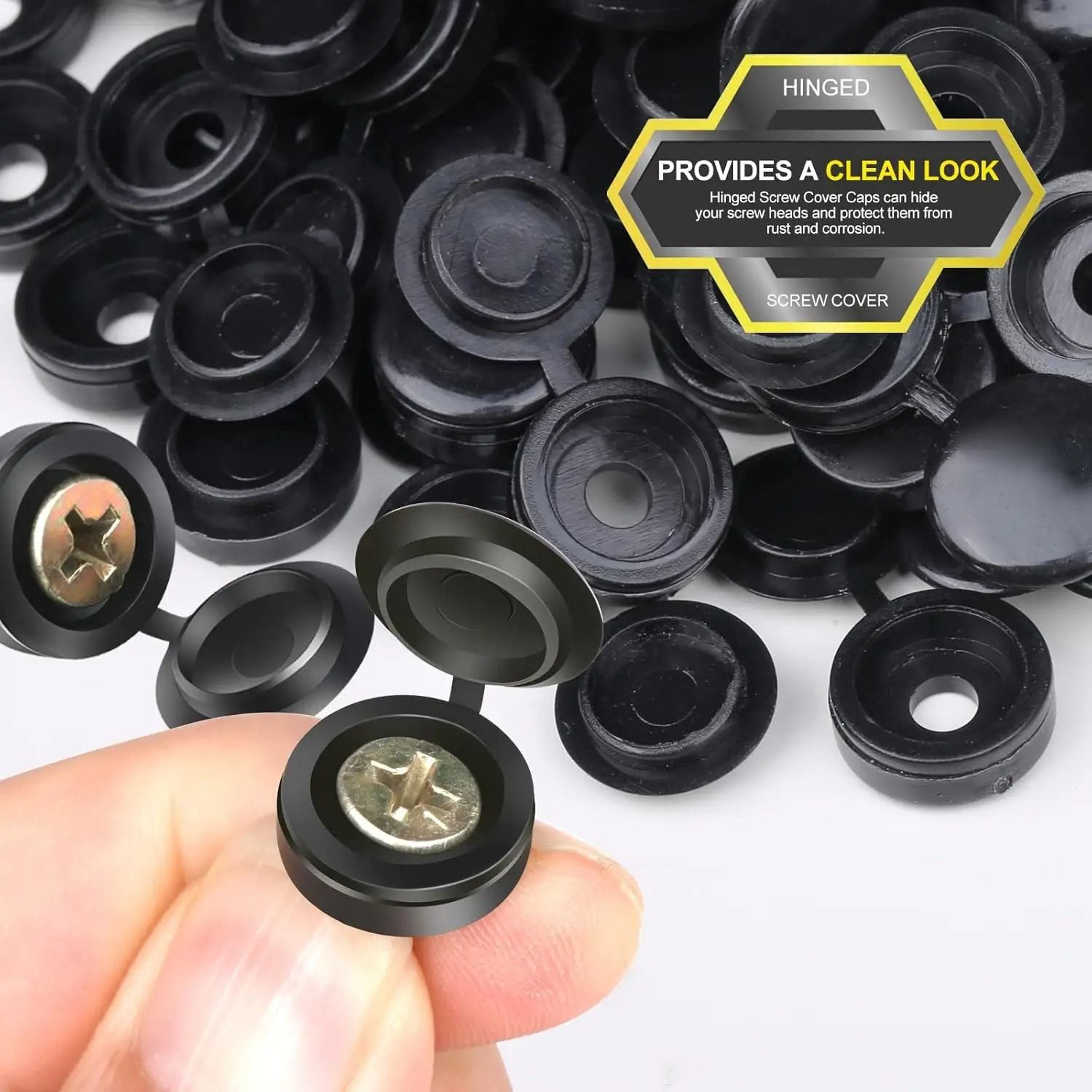 Plastic Screw Cap Covers 2
