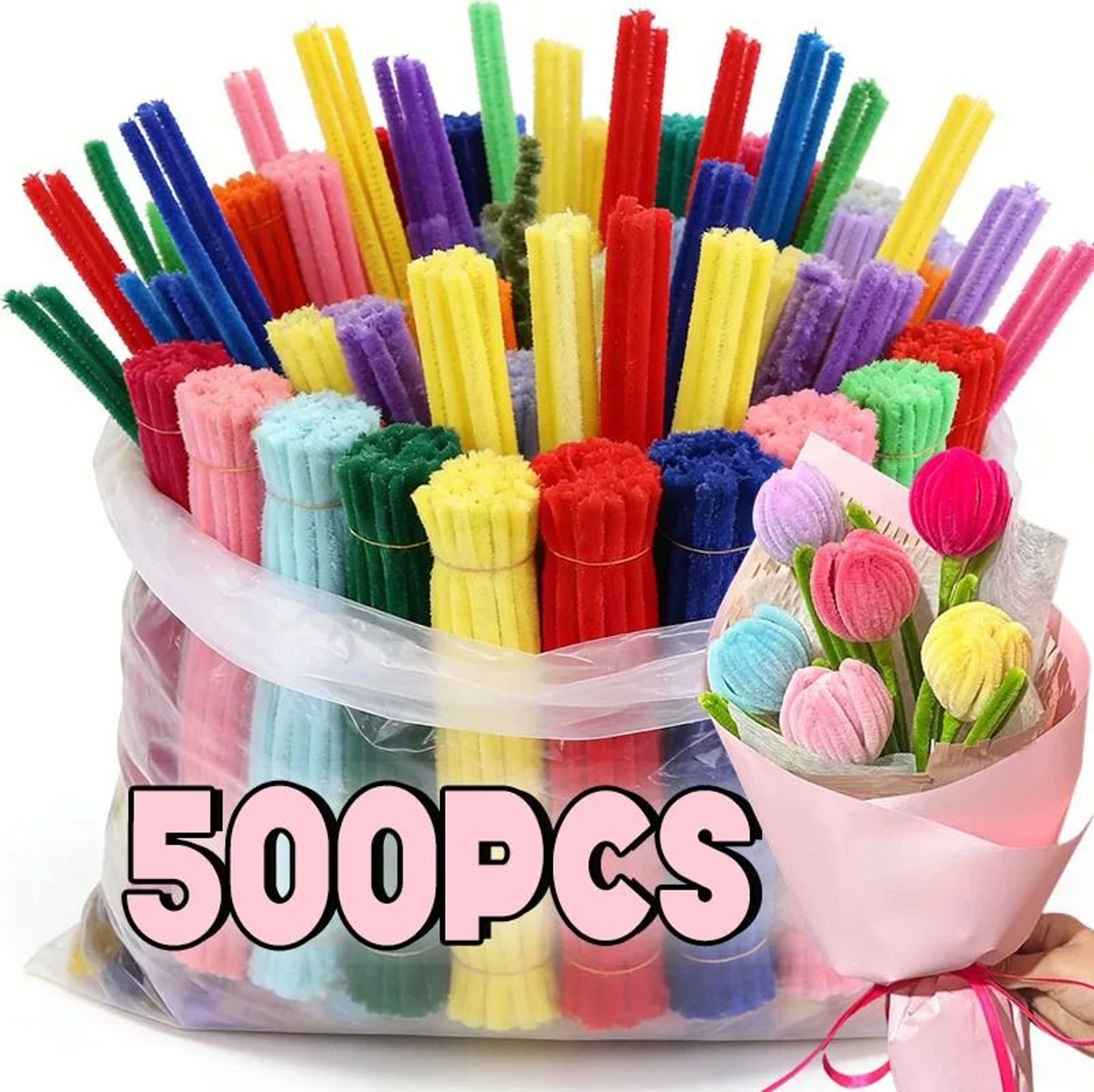 Chenille Craft Pipe Cleaners 0