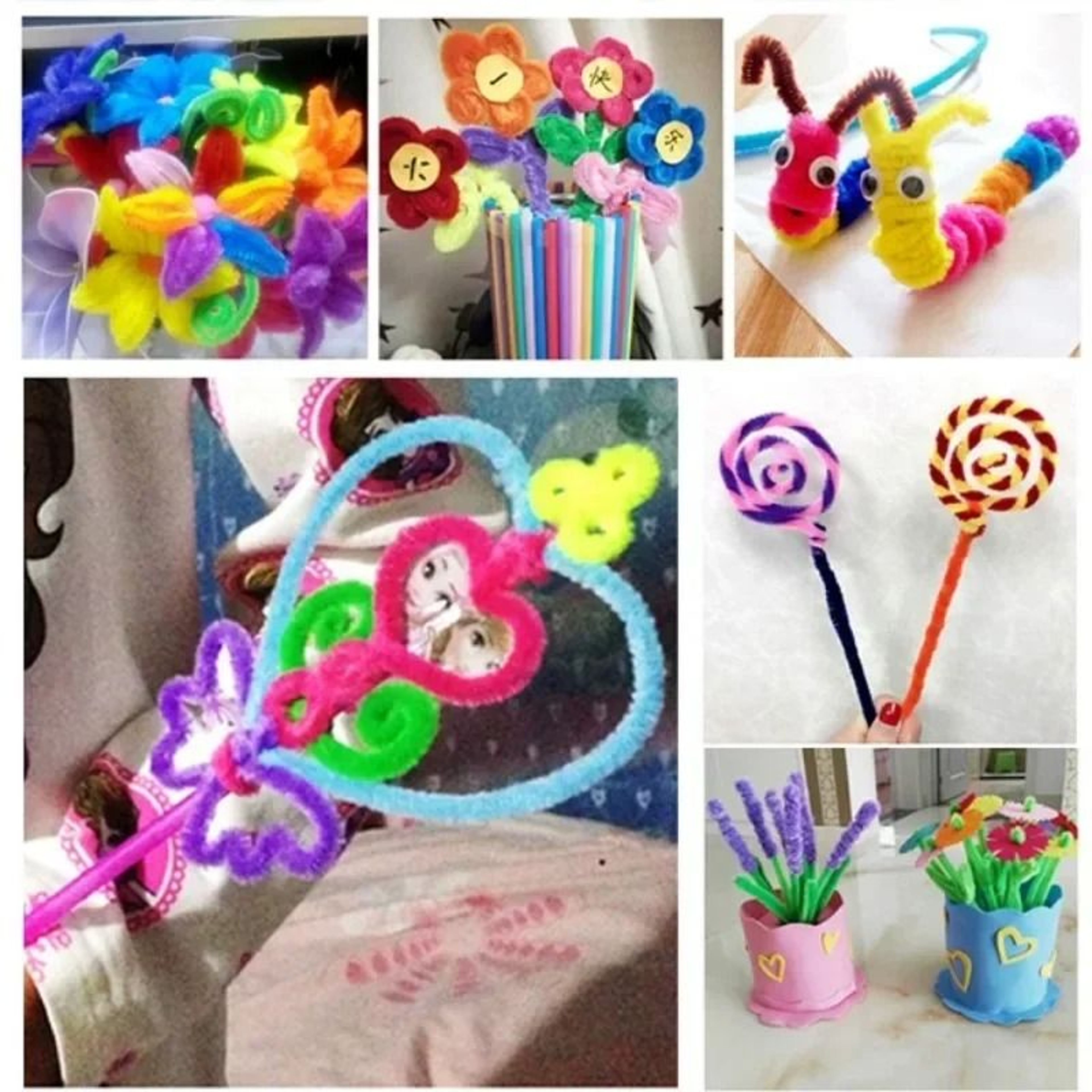 Chenille Craft Pipe Cleaners 3