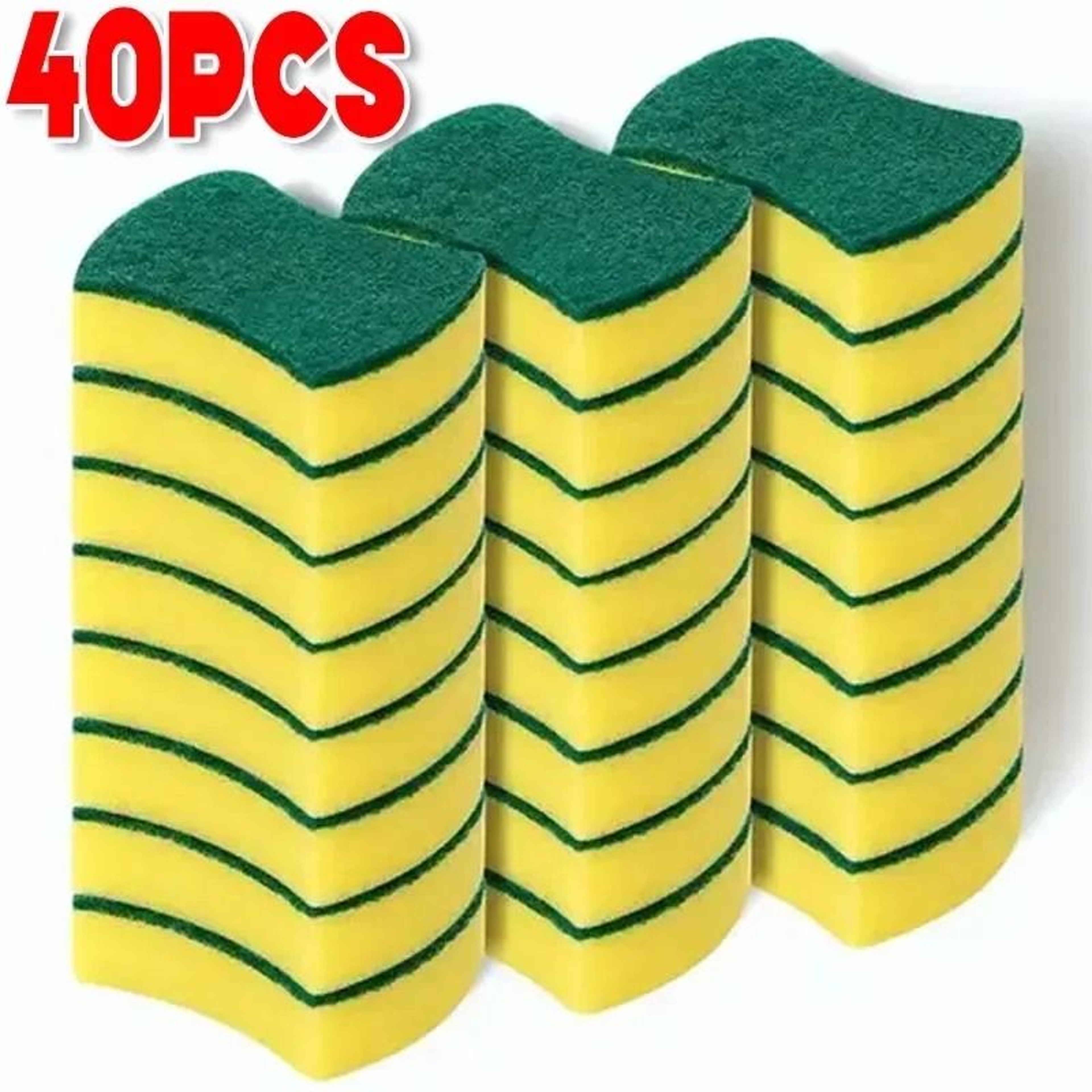 Soft Dishwashing Scouring Sponge Pads 9