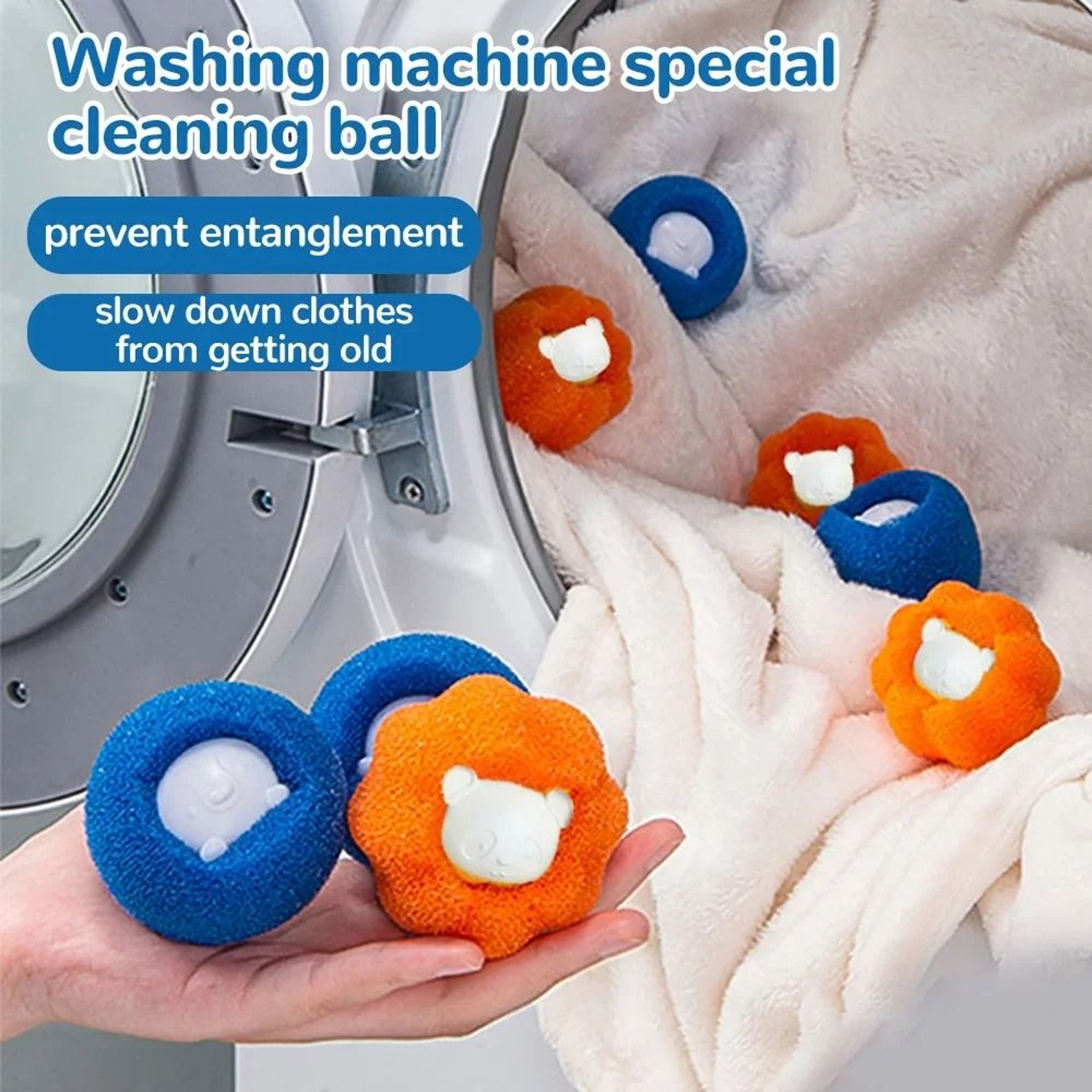 Reusable Pet Hair Laundry Balls 3