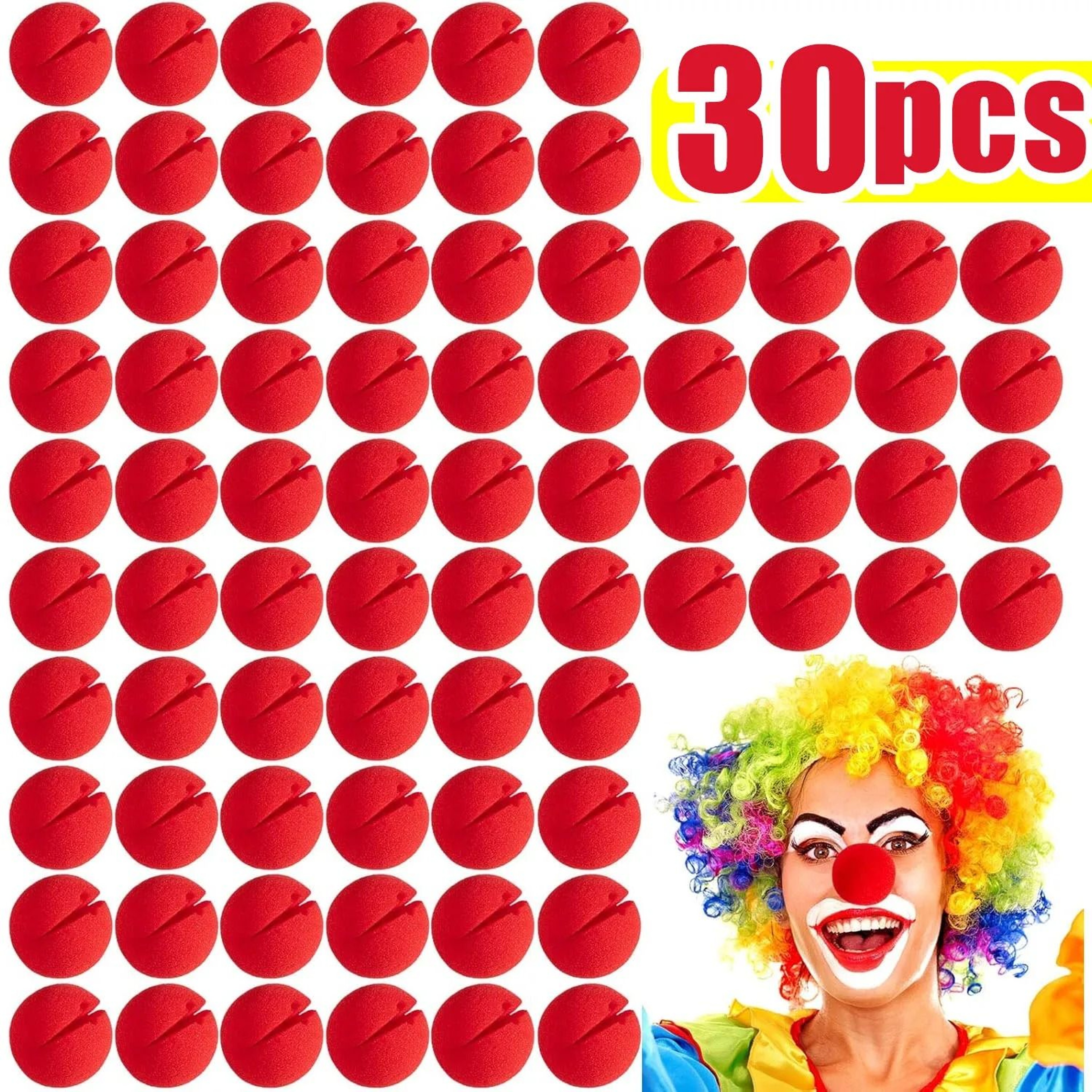 Red Foam Clown Nose Balls 10