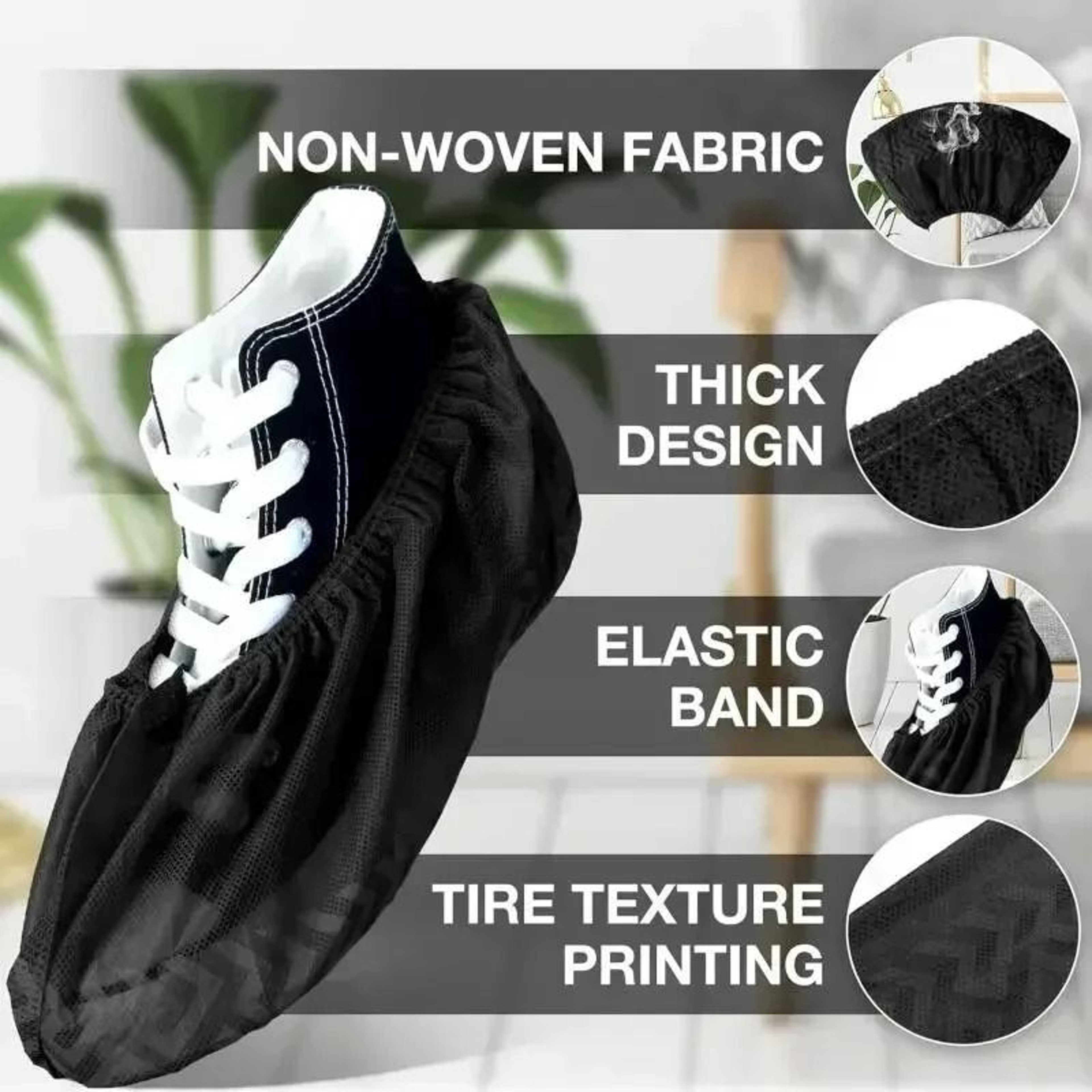 Disposable Non Slip Shoe Covers 2