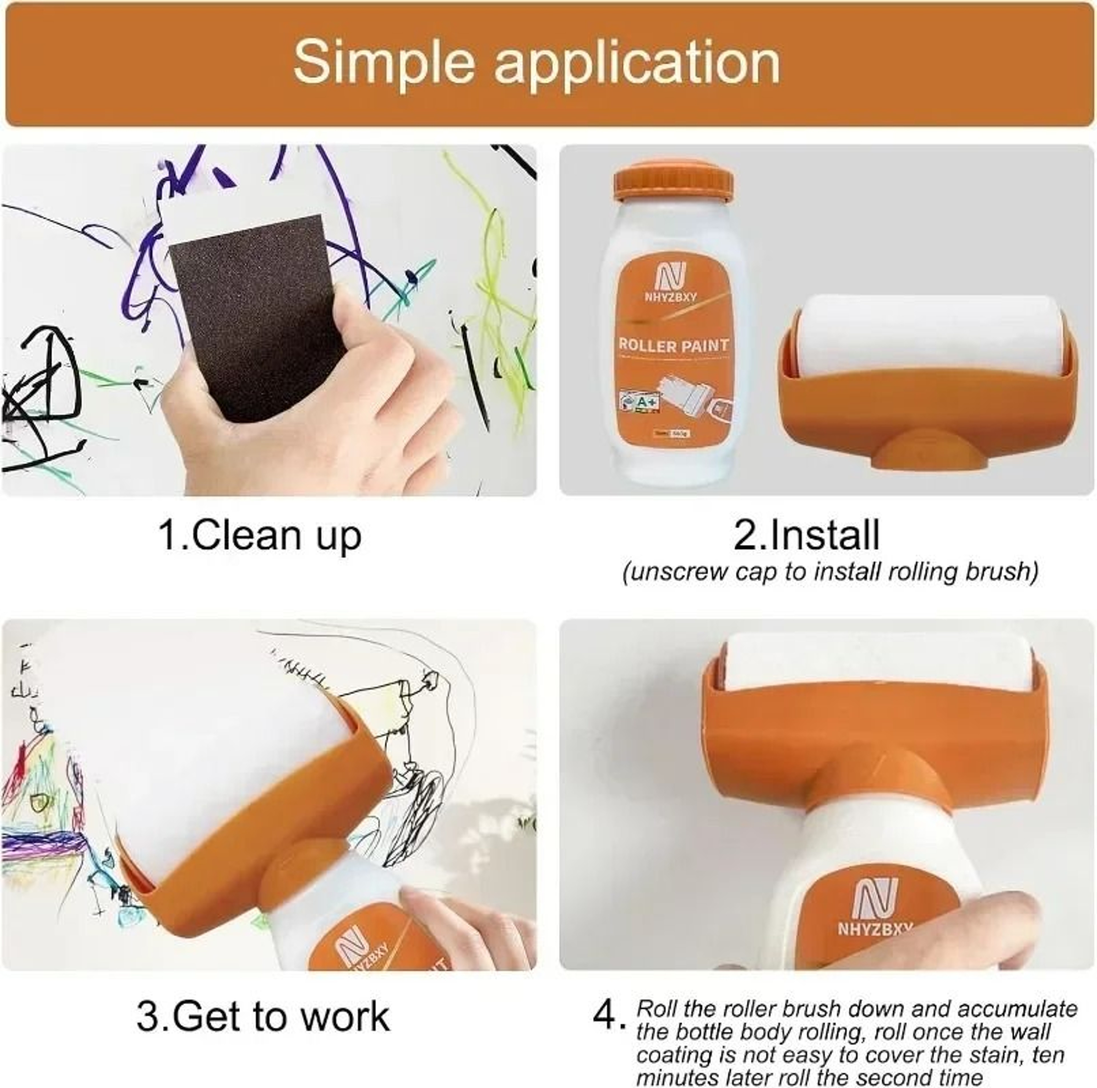 Wall Paint Repair Roller 1