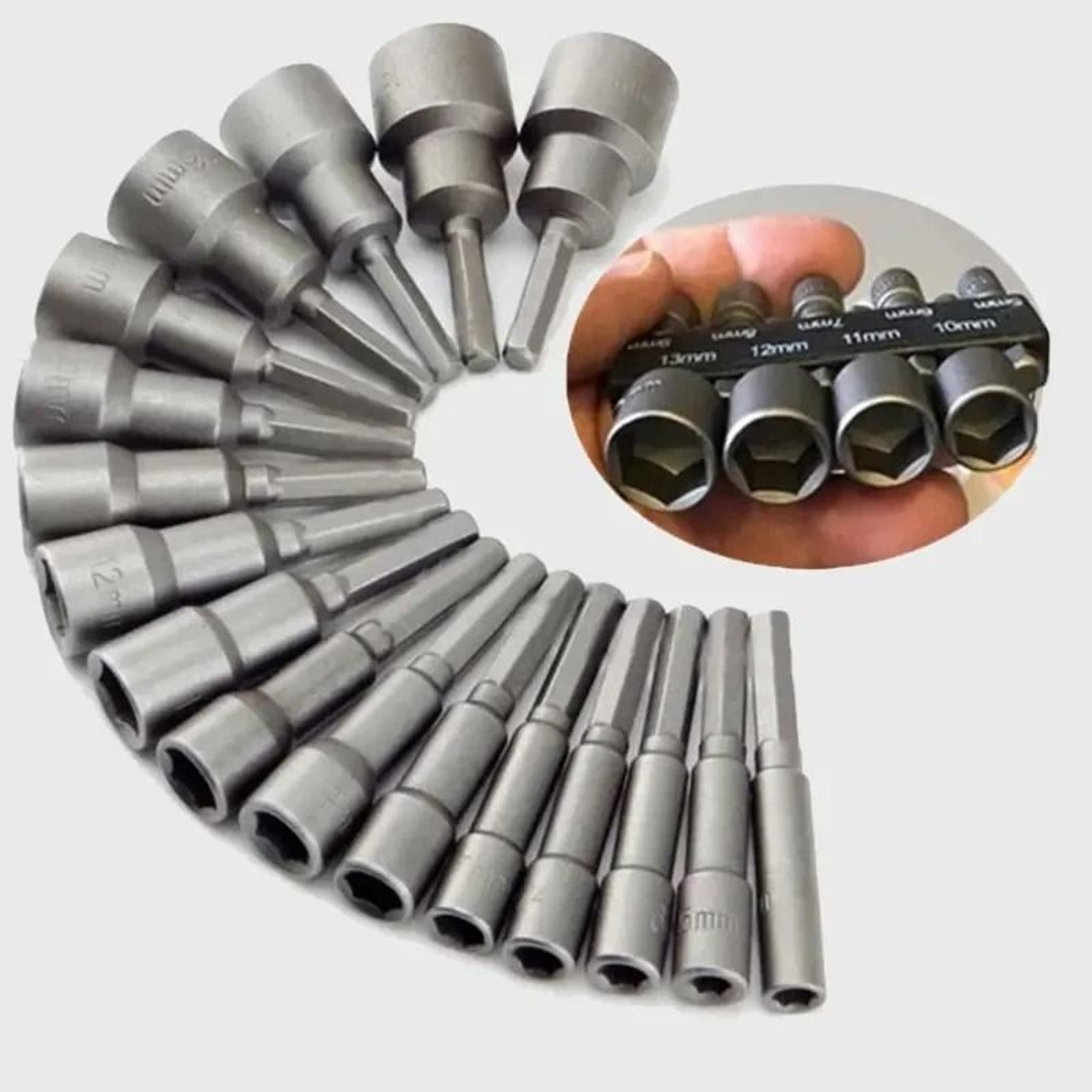 Metric Nut Driver Socket Set 1