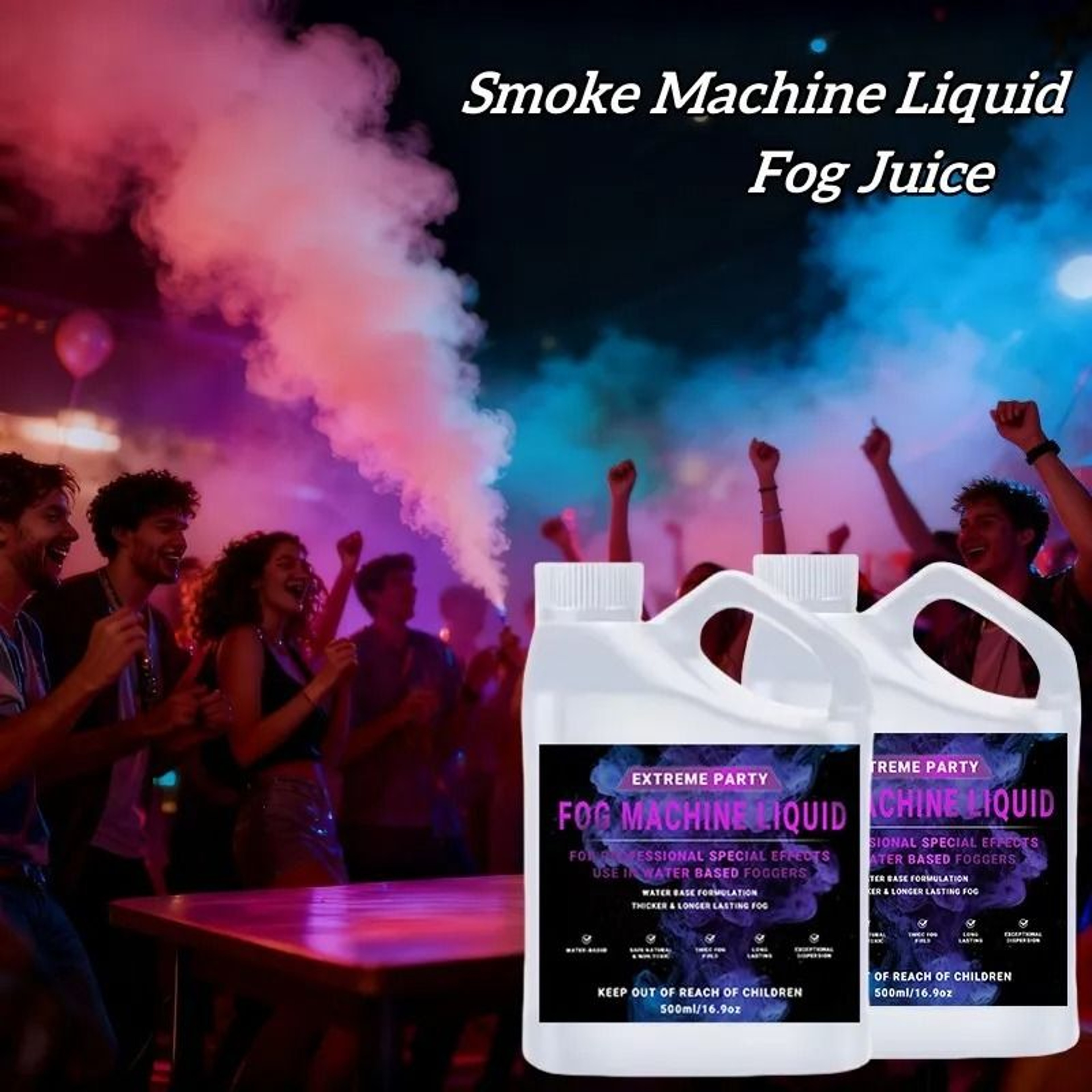 Water Based Smoke Machine Fog Liquid 0
