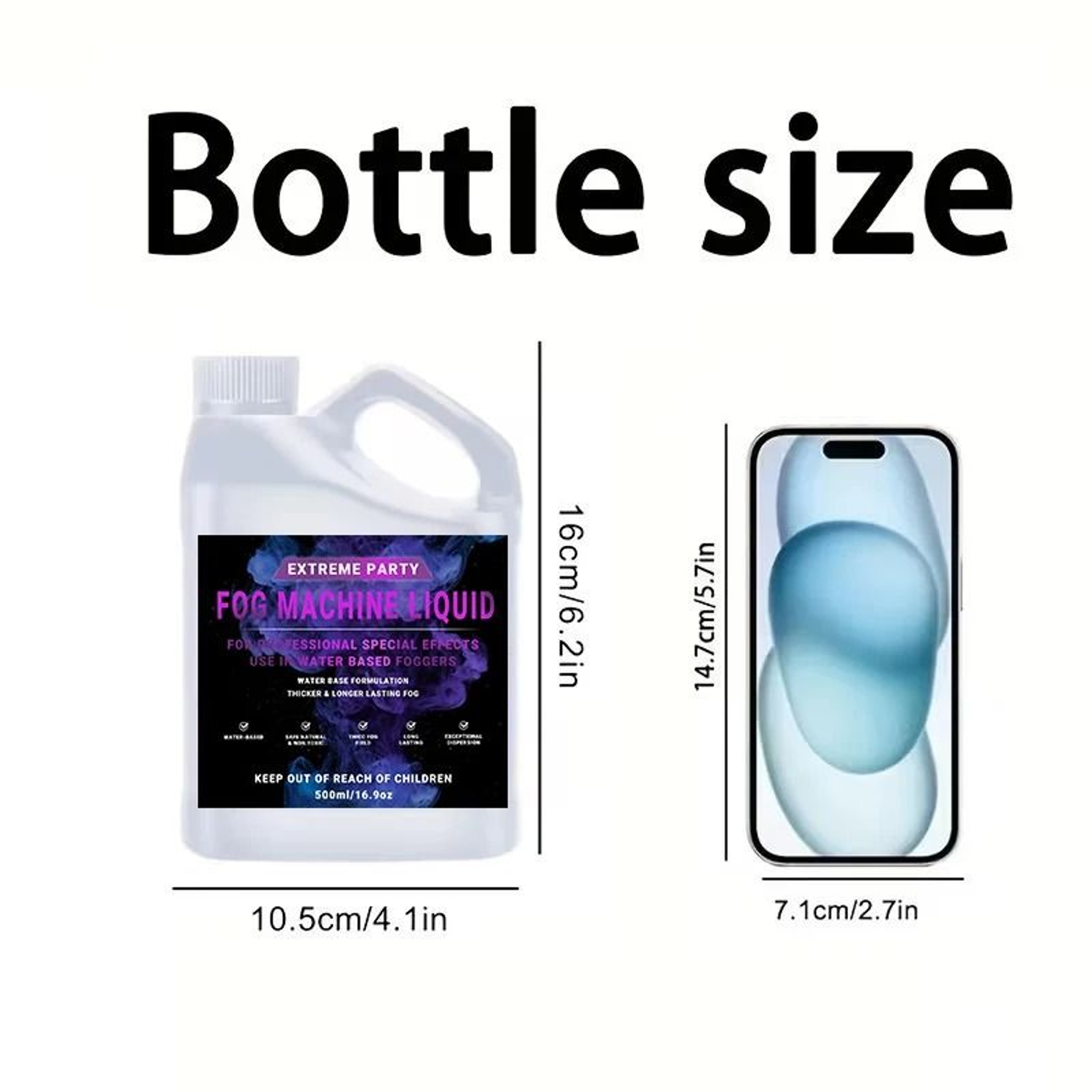 Water Based Smoke Machine Fog Liquid 6