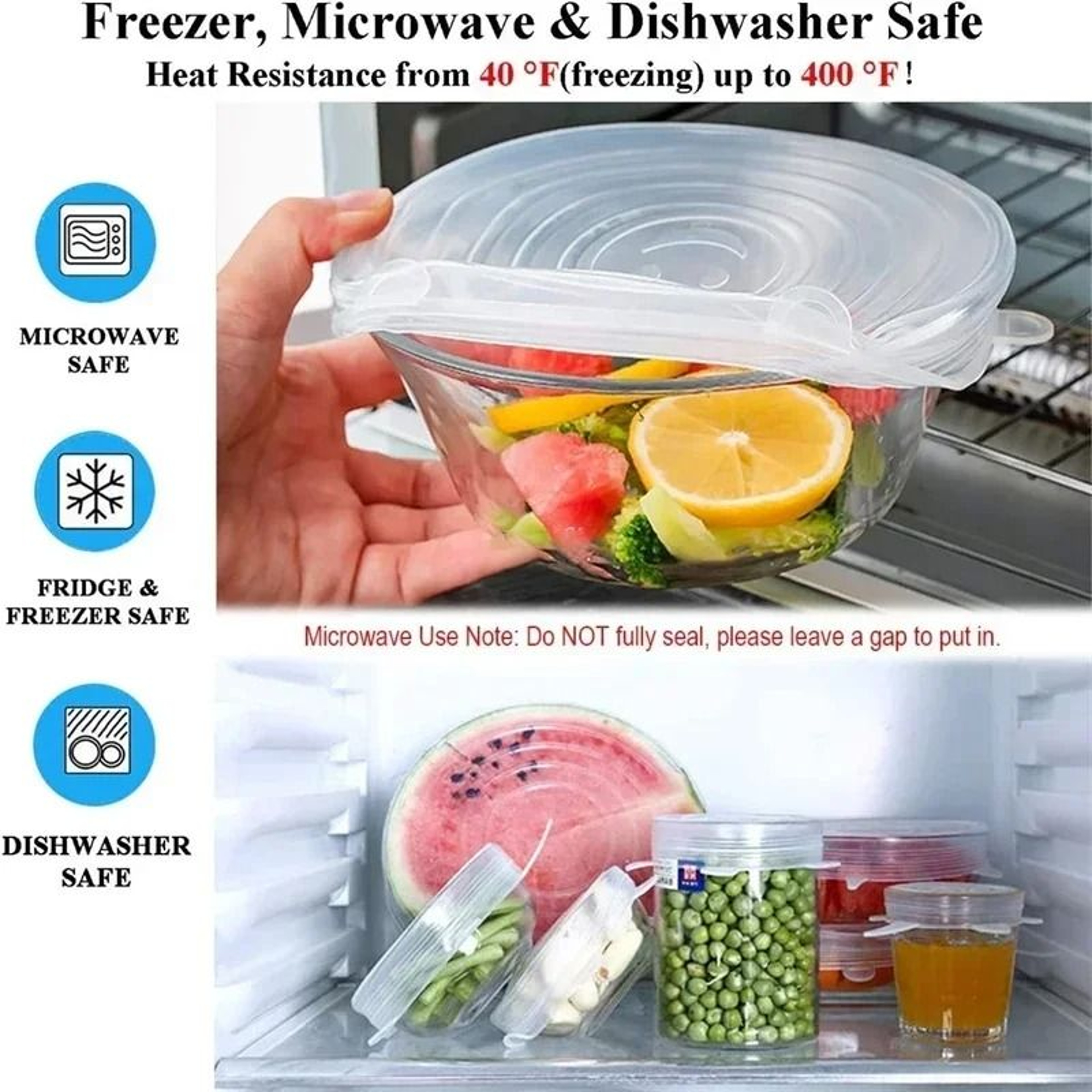 Reusable Silicone Stretch Lids 4