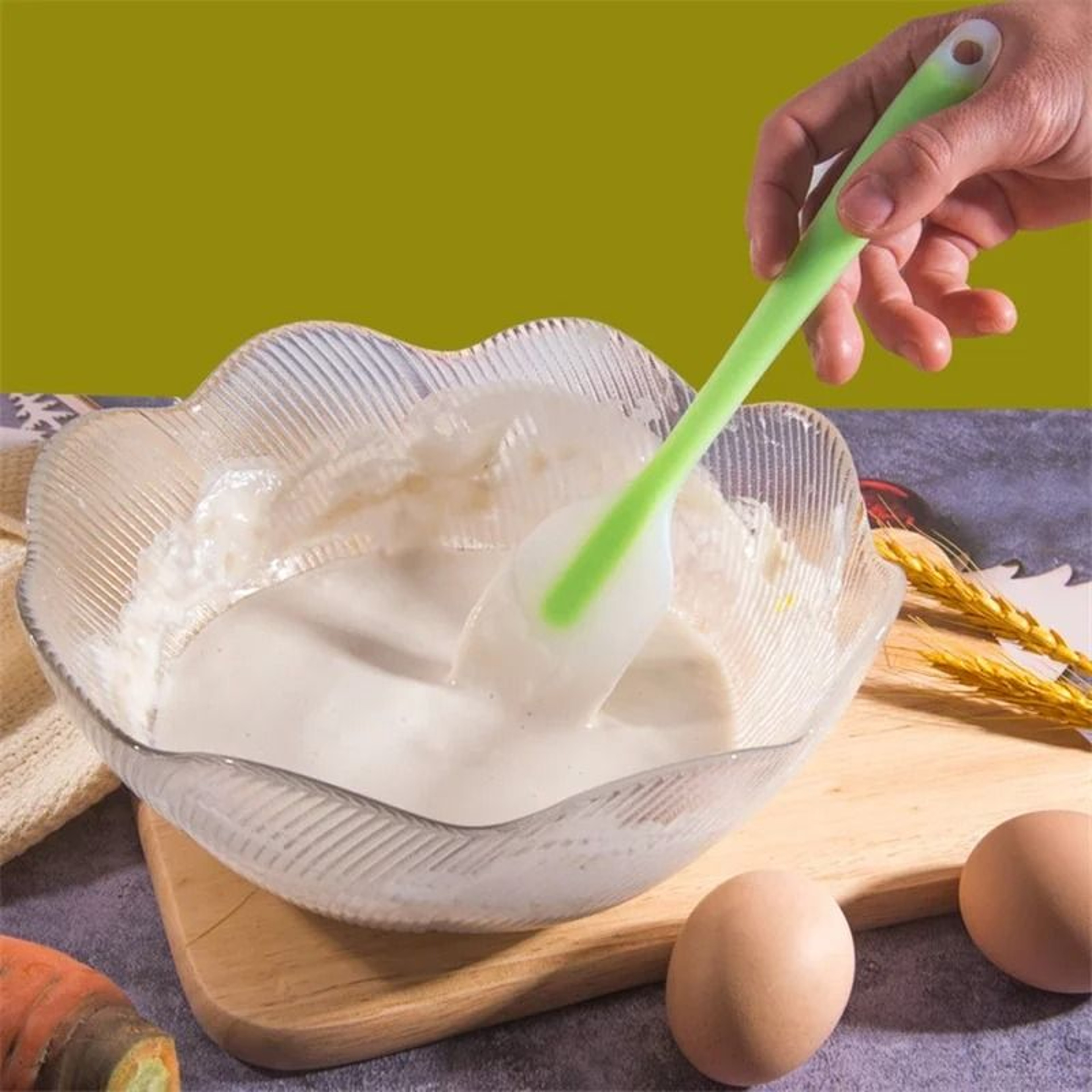 Silicone Cake Cream Scraper For Baking Pastry And Dough 1
