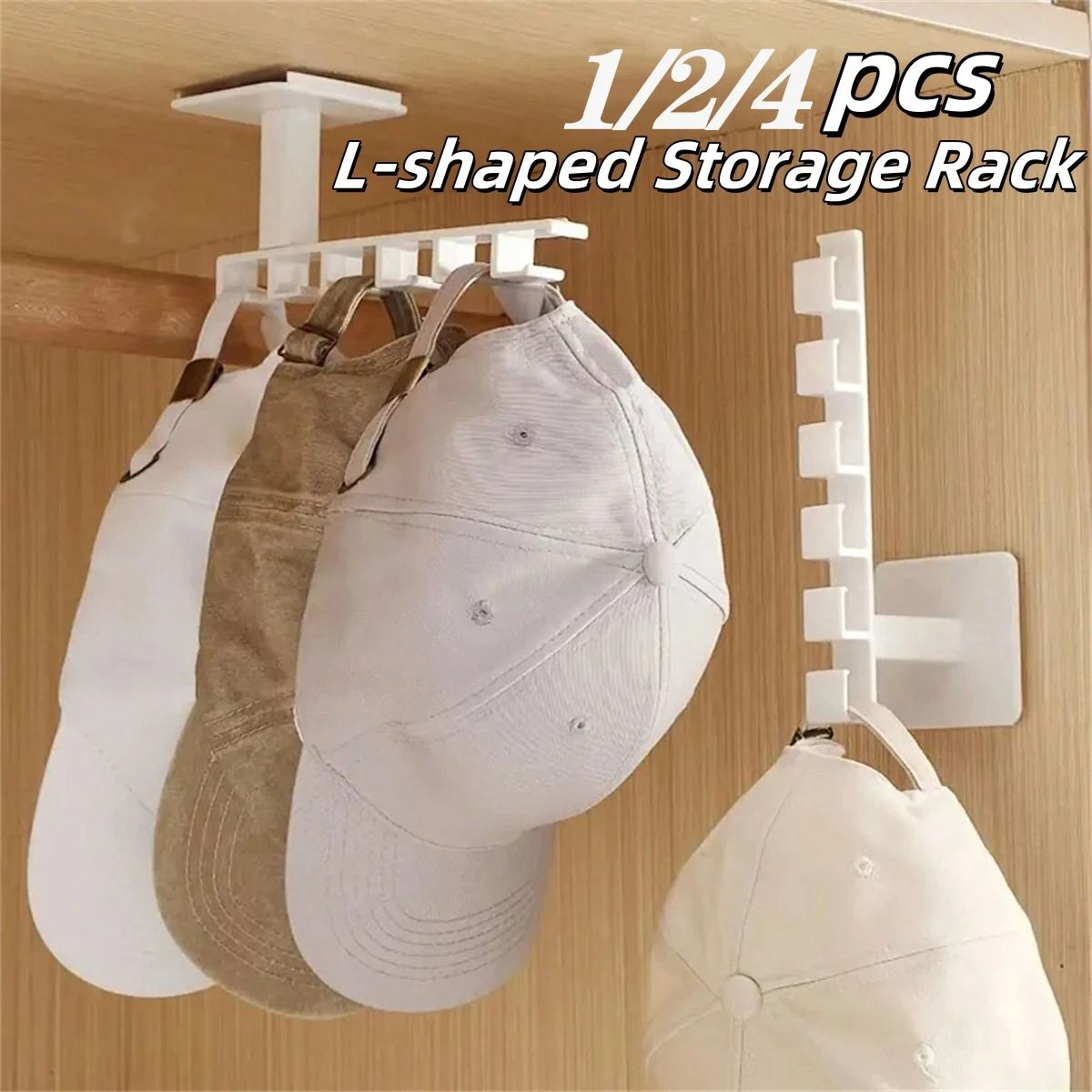 Punch Free Hat Hanger Rack 1