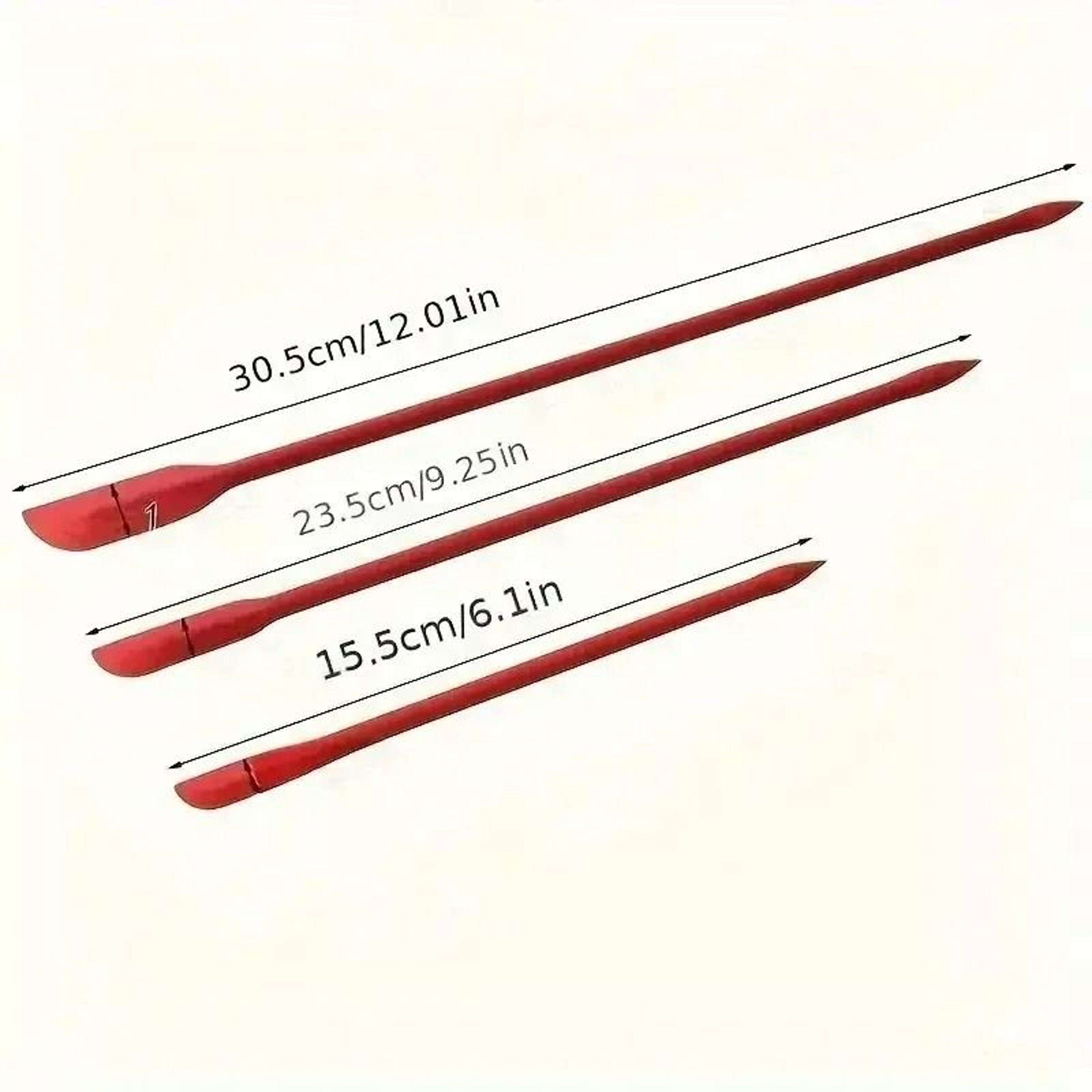 Mini Silicone Spatula Set Heat Resistant Jar Scraper Tools 3