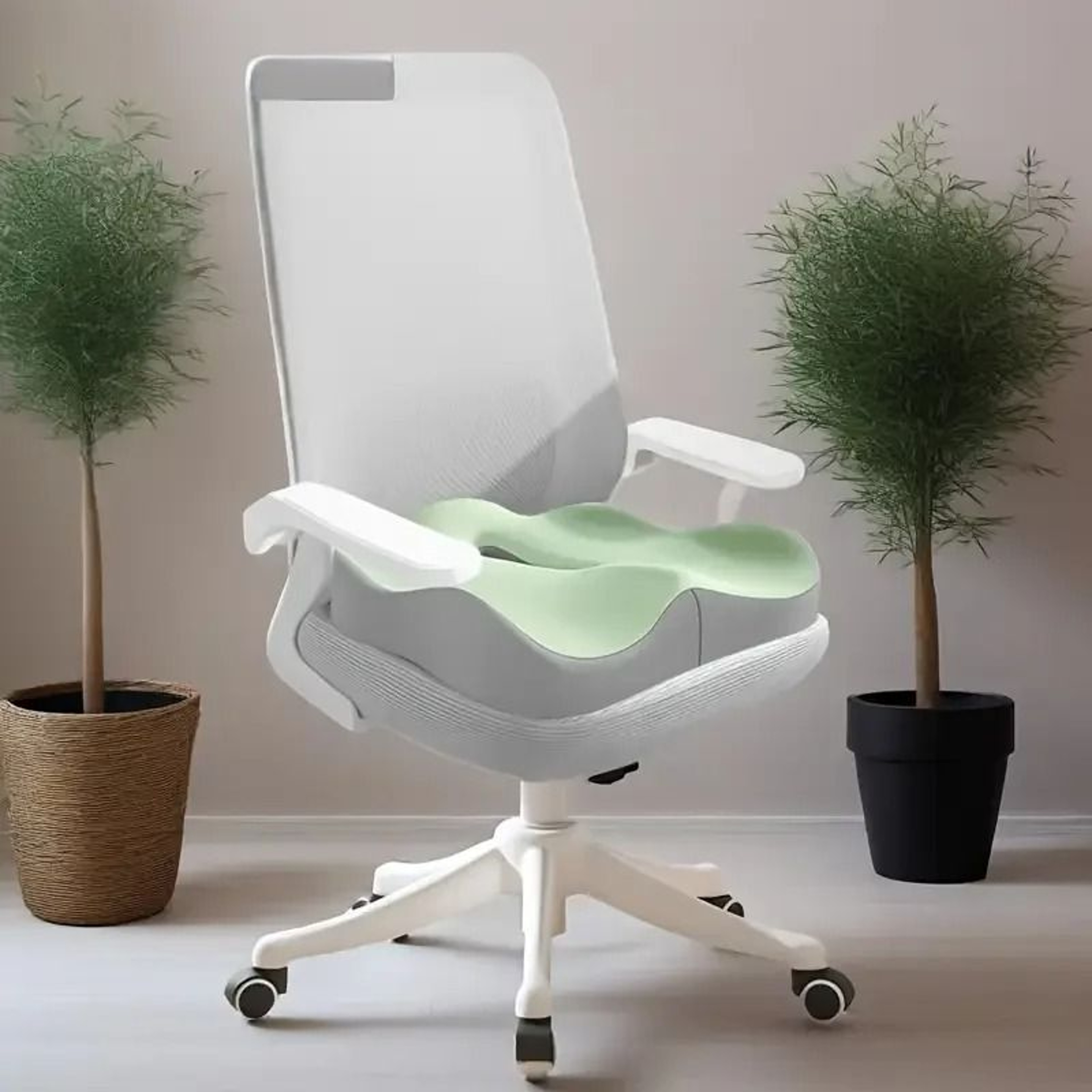 Memory Foam Seat Cushion For Office Chair Car And Posture Support 6
