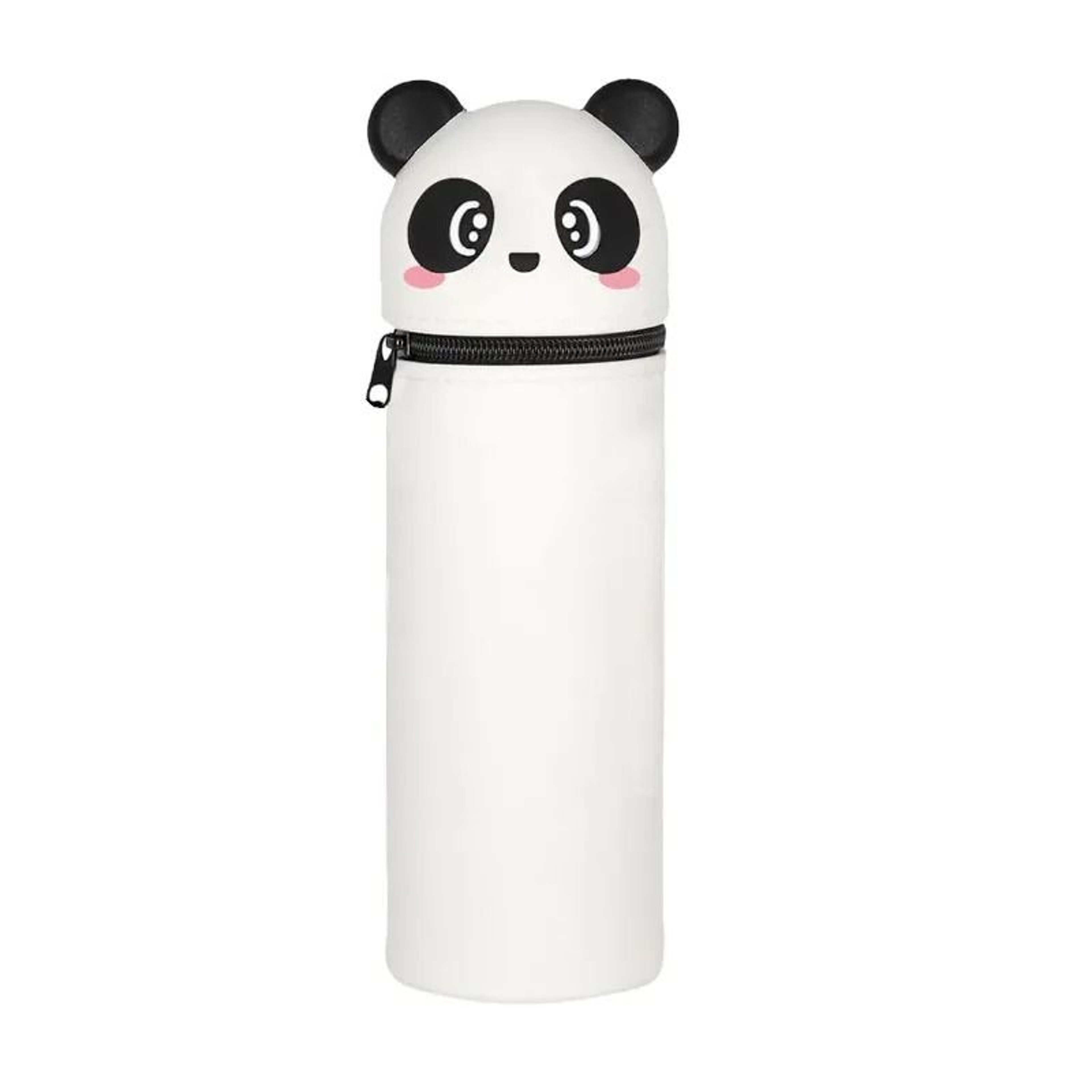 Cute Panda Silicone Pencil Case Soft Zipper Pen Holder 6