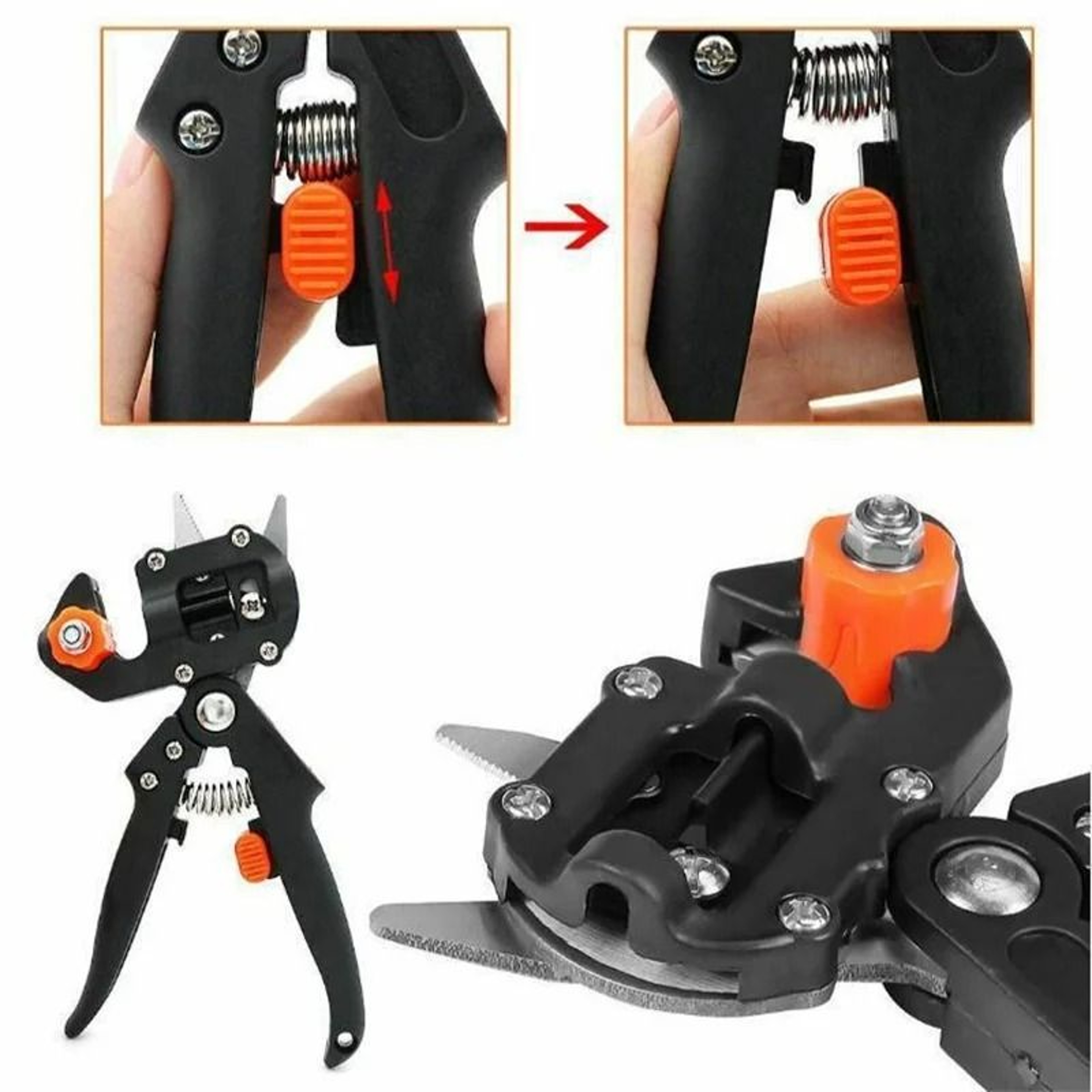 Professional Garden Grafting Pruning Shears Kit For Fruit Trees And Plants 4