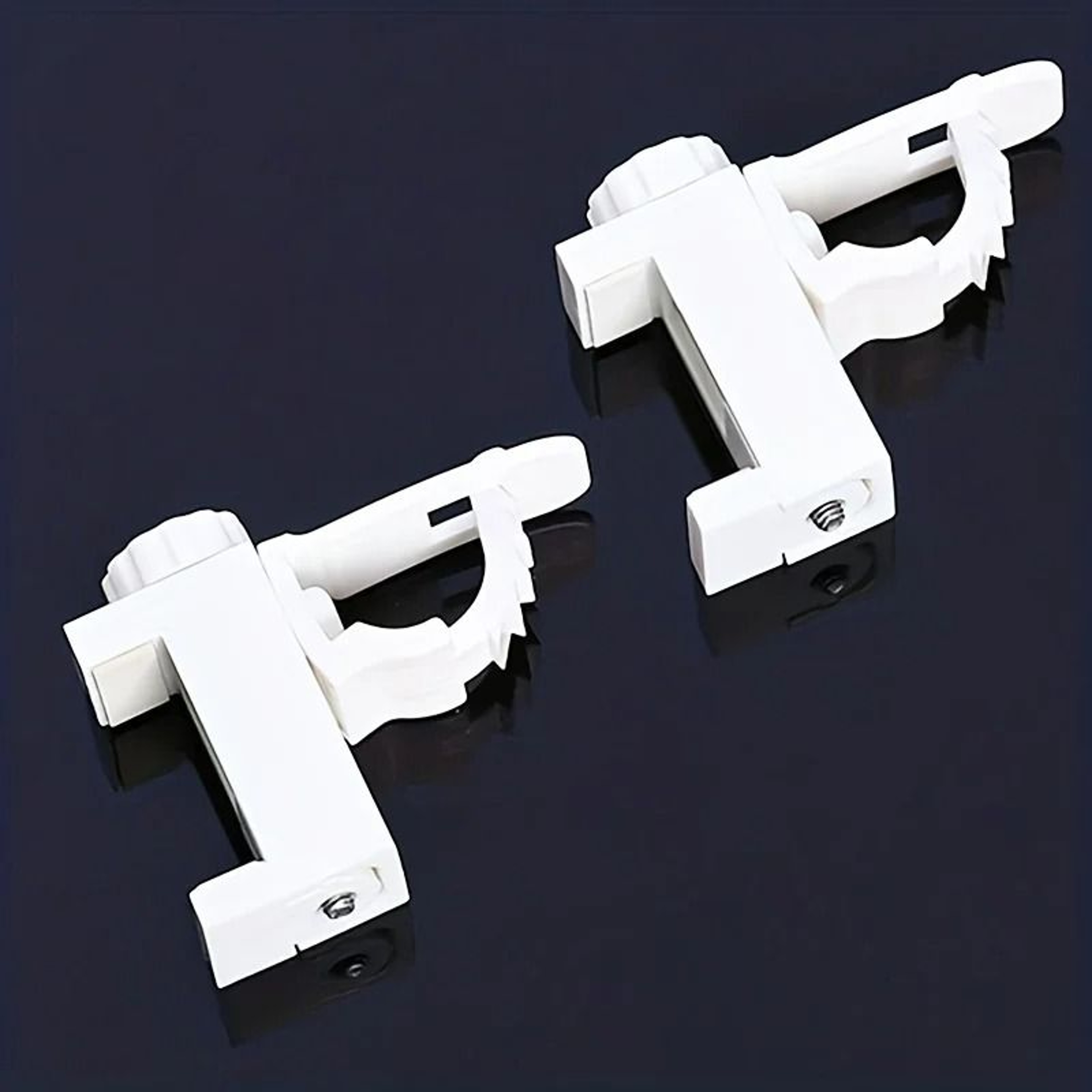 Metal Curtain Rod Brackets For Wall Mounted Home Decor 6