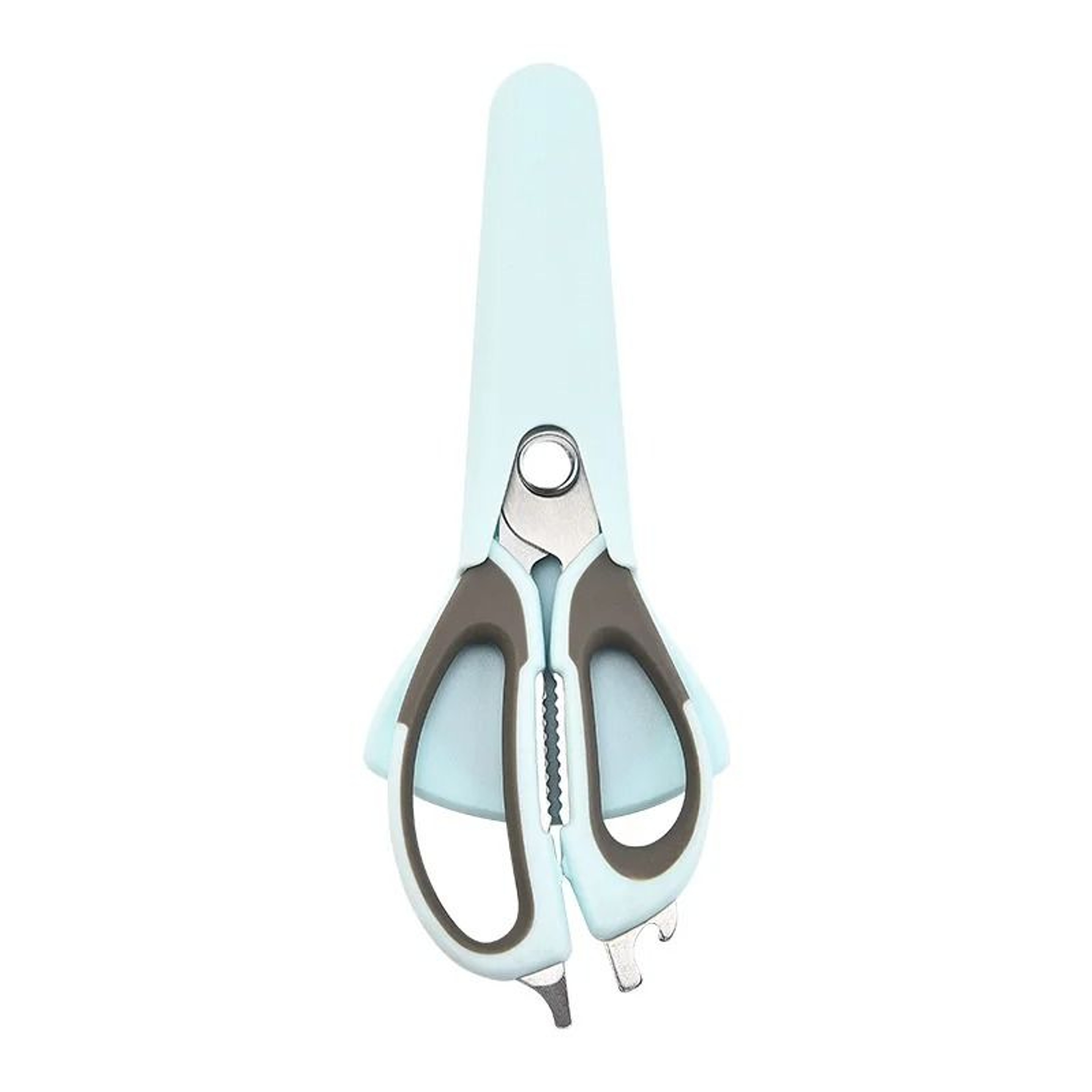 Seven In One Stainless Steel Kitchen Scissors With Magnetic Holder 9