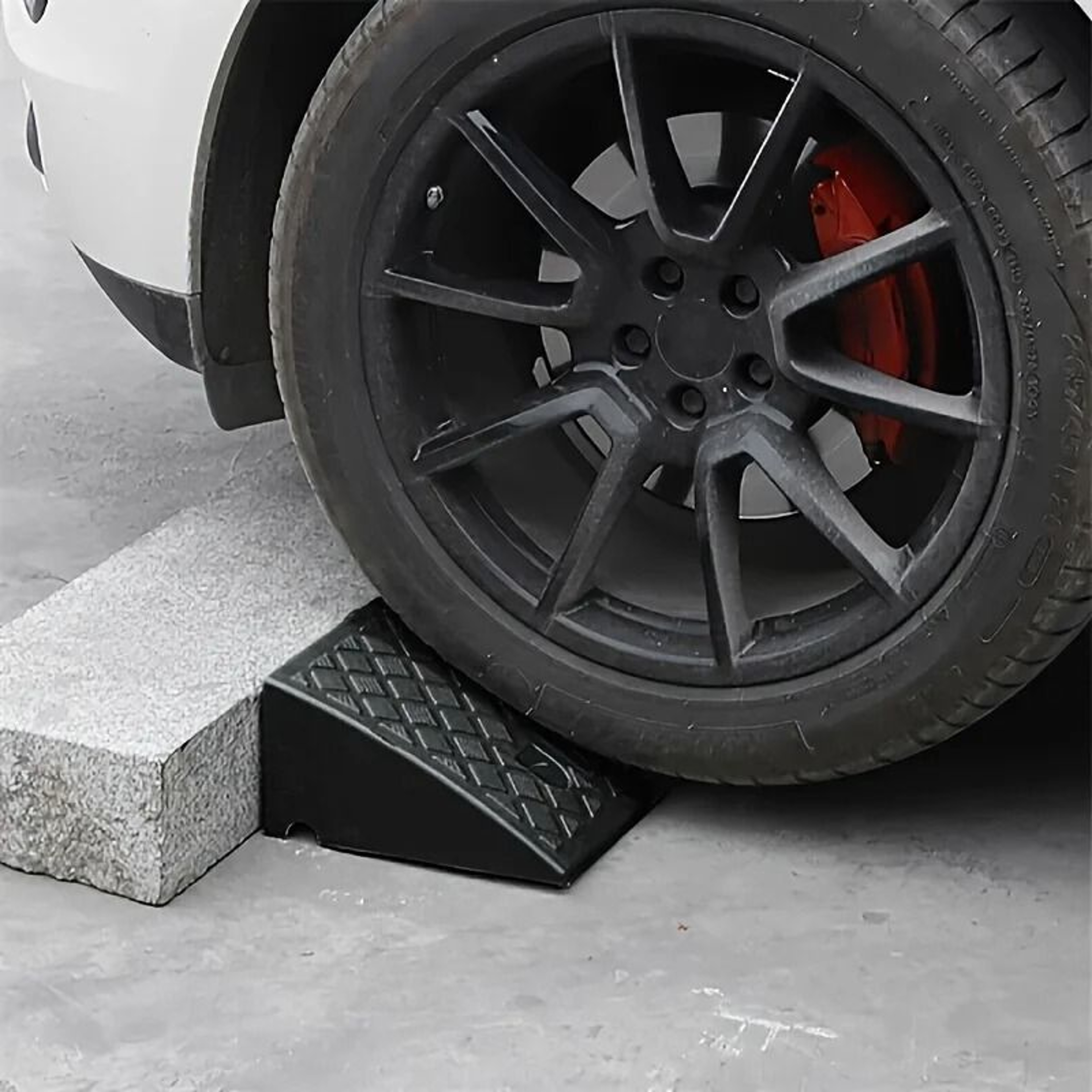 Portable Aluminum Wheelchair Threshold Ramp For Cars Doorways And Steps 5