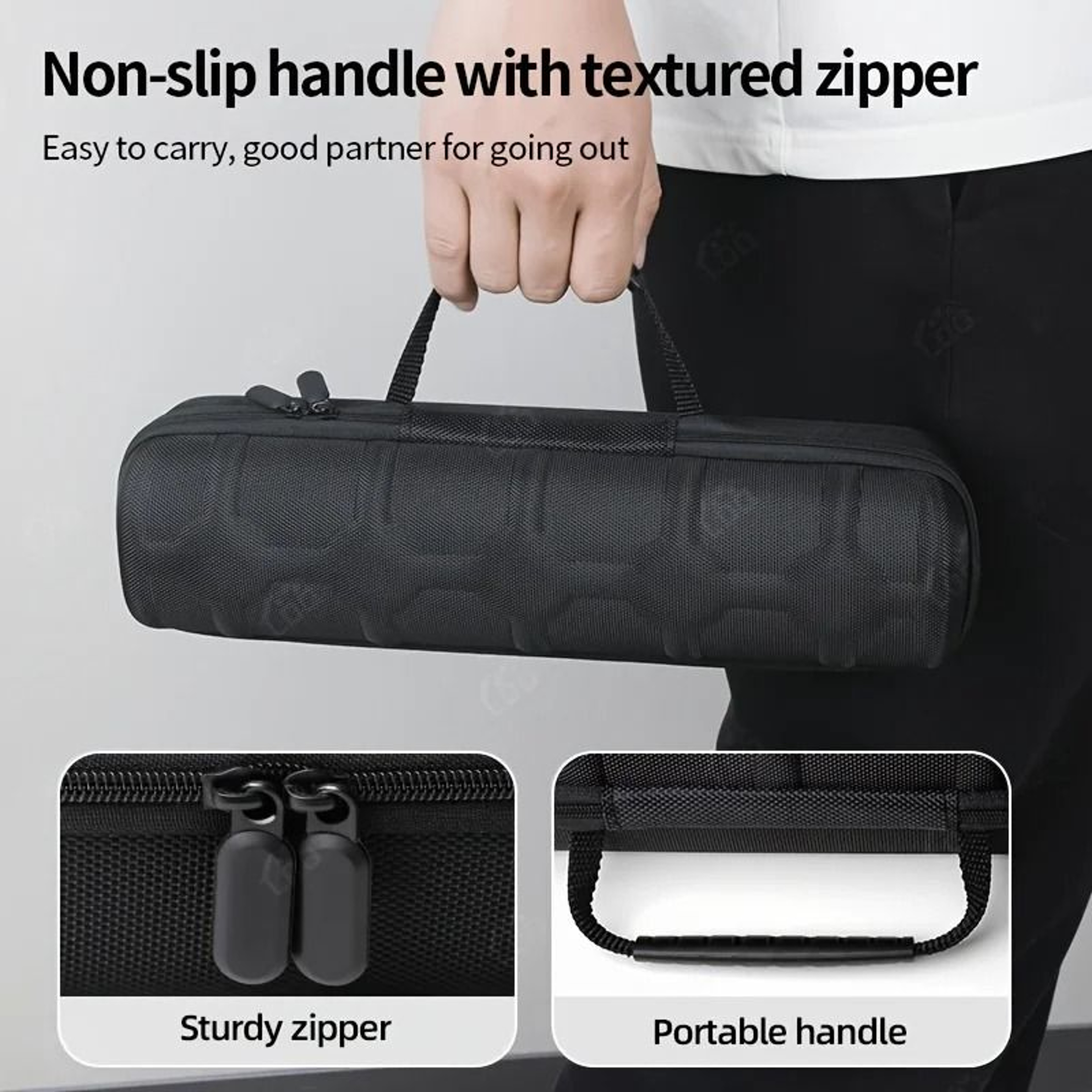 5 Slot Hard Shell Watch Travel Case With Soft Foam Pillows And Handle 4