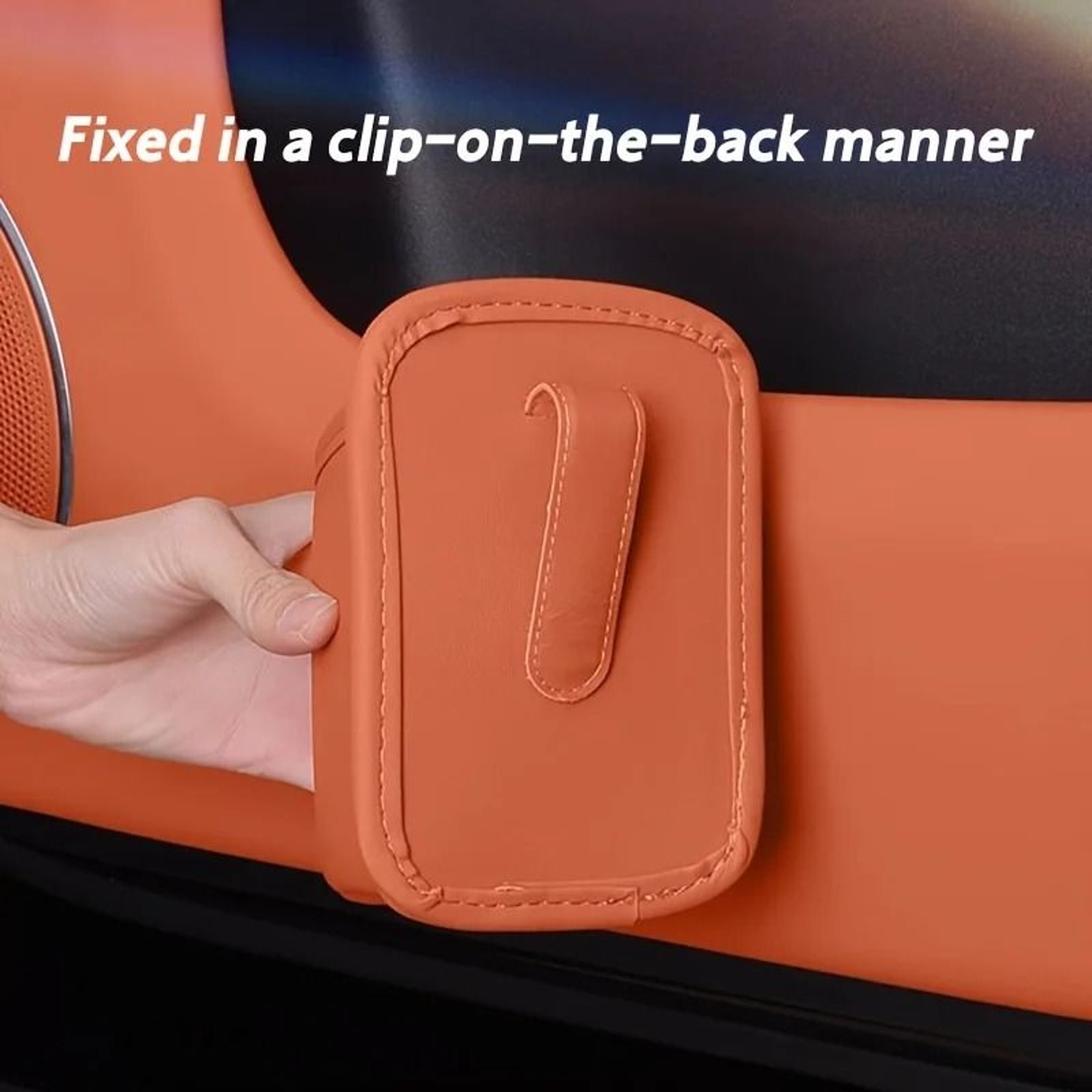 Faux Leather Car Cup Holder Organizer Multifunctional Storage Box 2