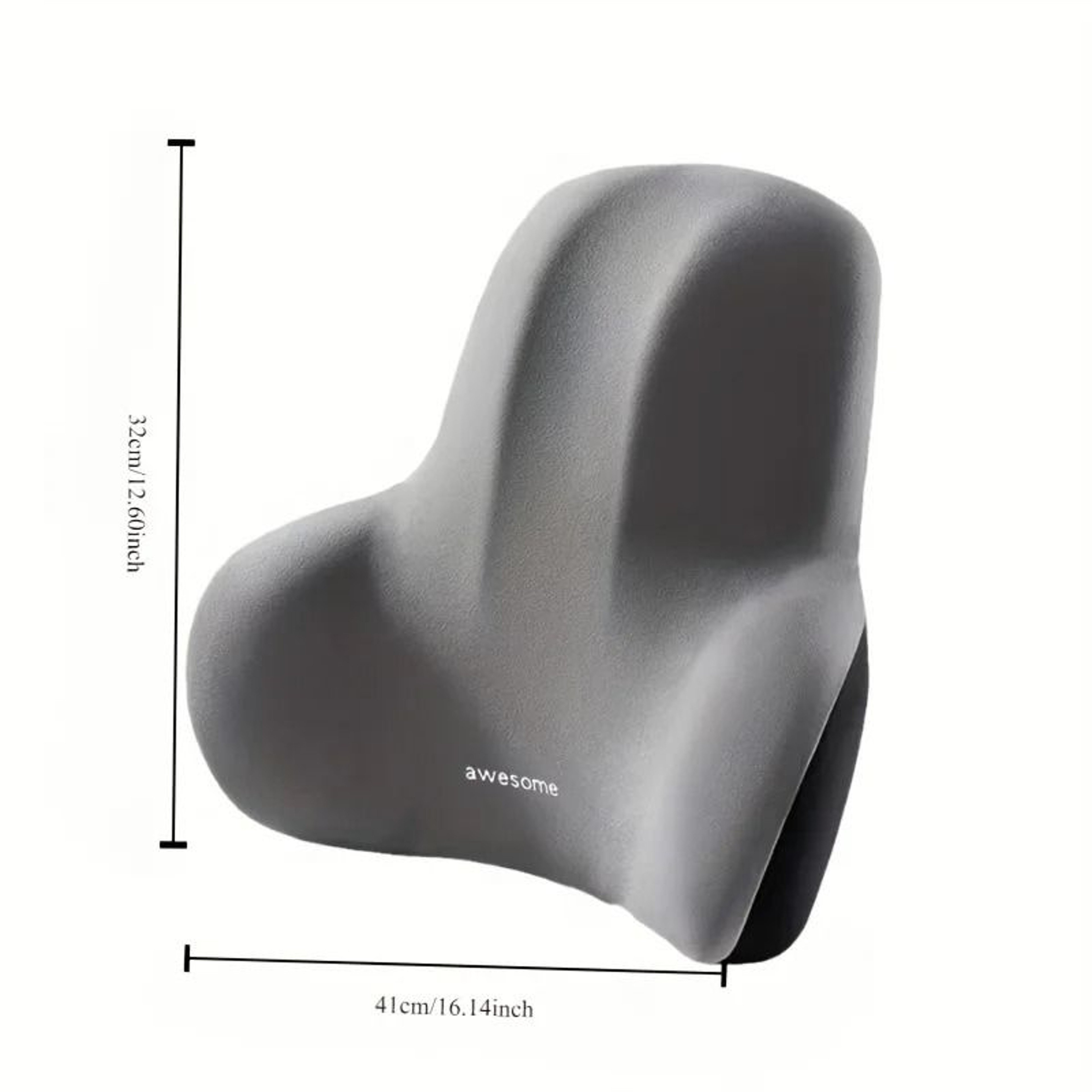 Memory Foam Office Chair Cushion With Lumbar Support 3