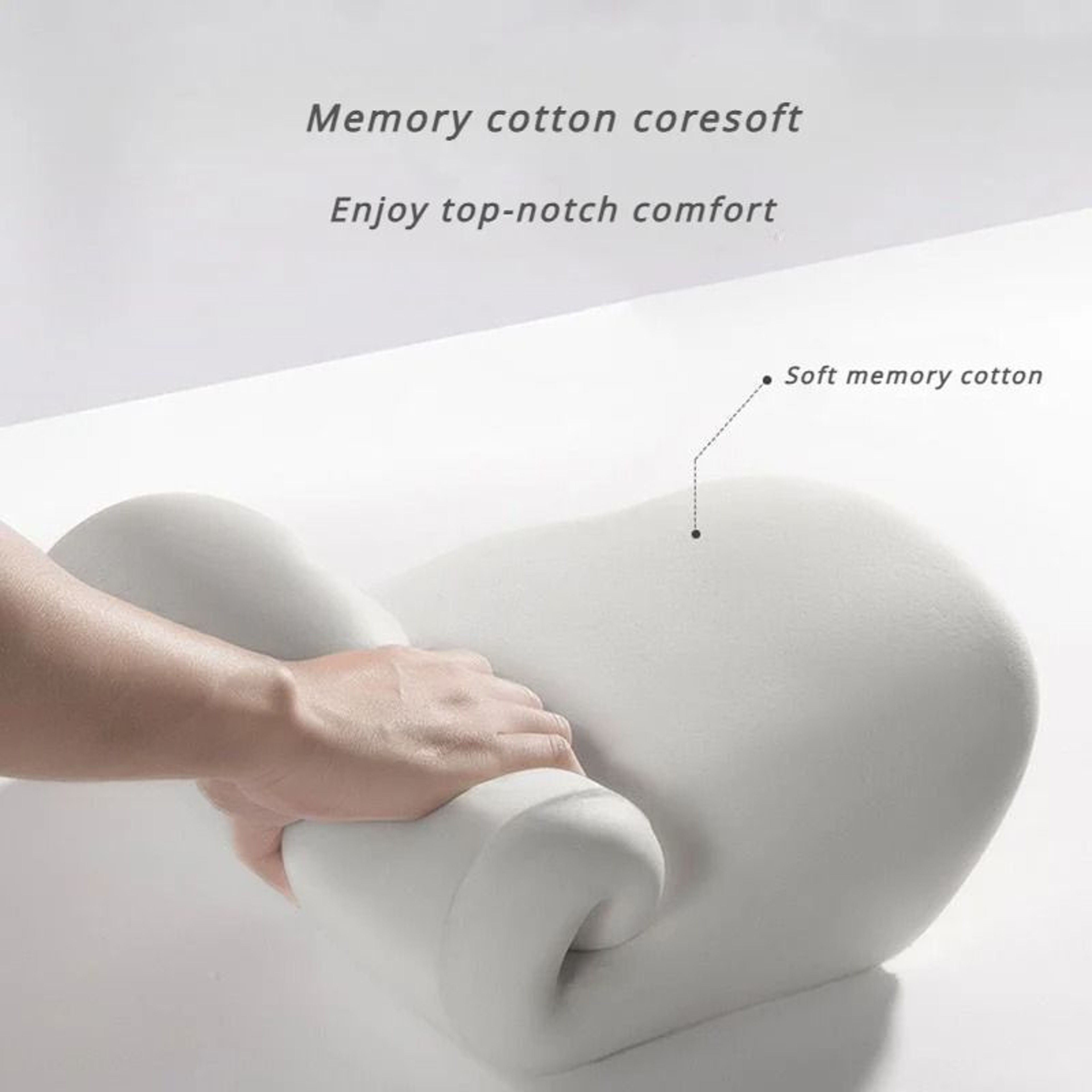 Memory Foam Office Chair Cushion With Lumbar Support 4