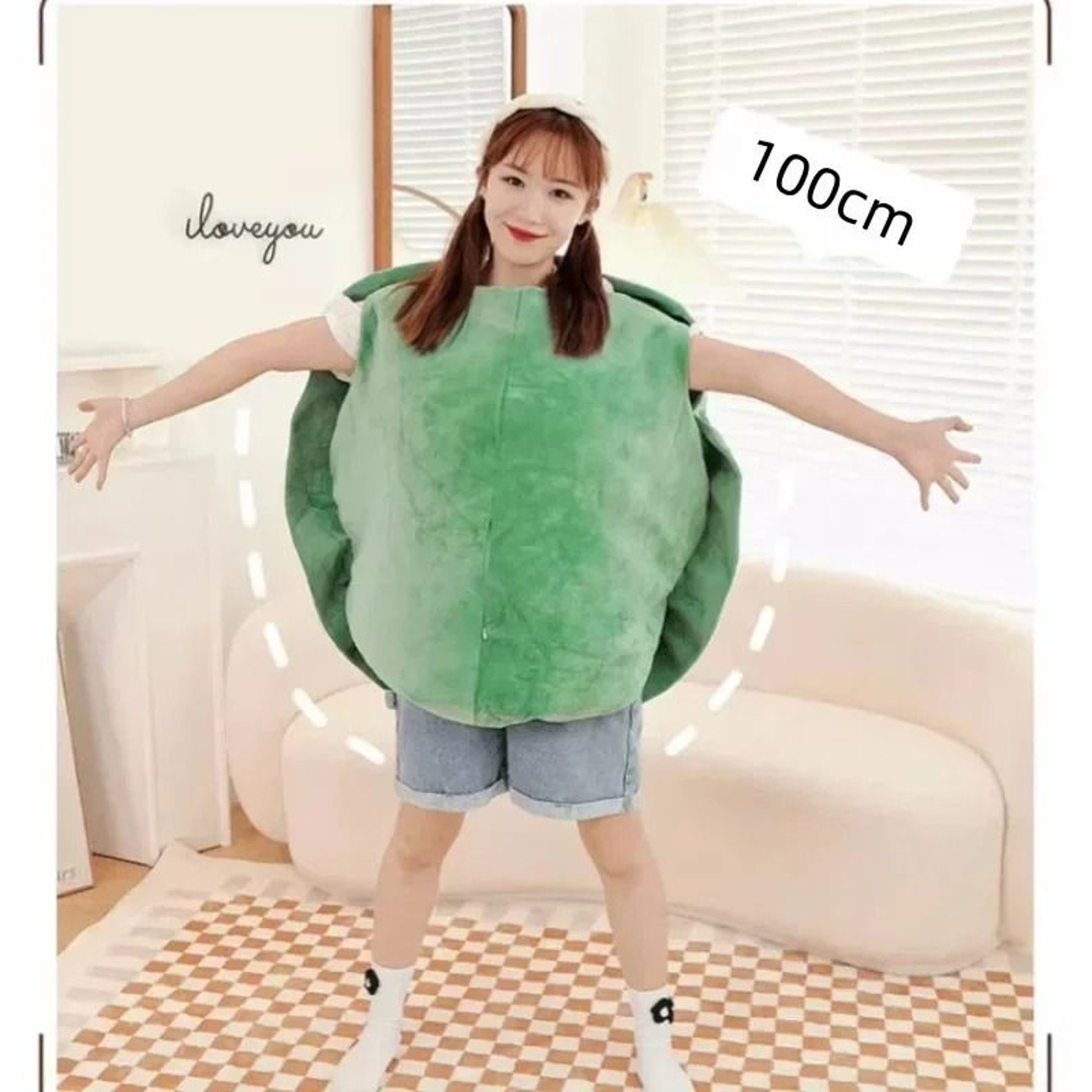 Wearable Turtle Shell Pillow Oversized Plush Tortoise Cushion For Lounging And Dress Up 5