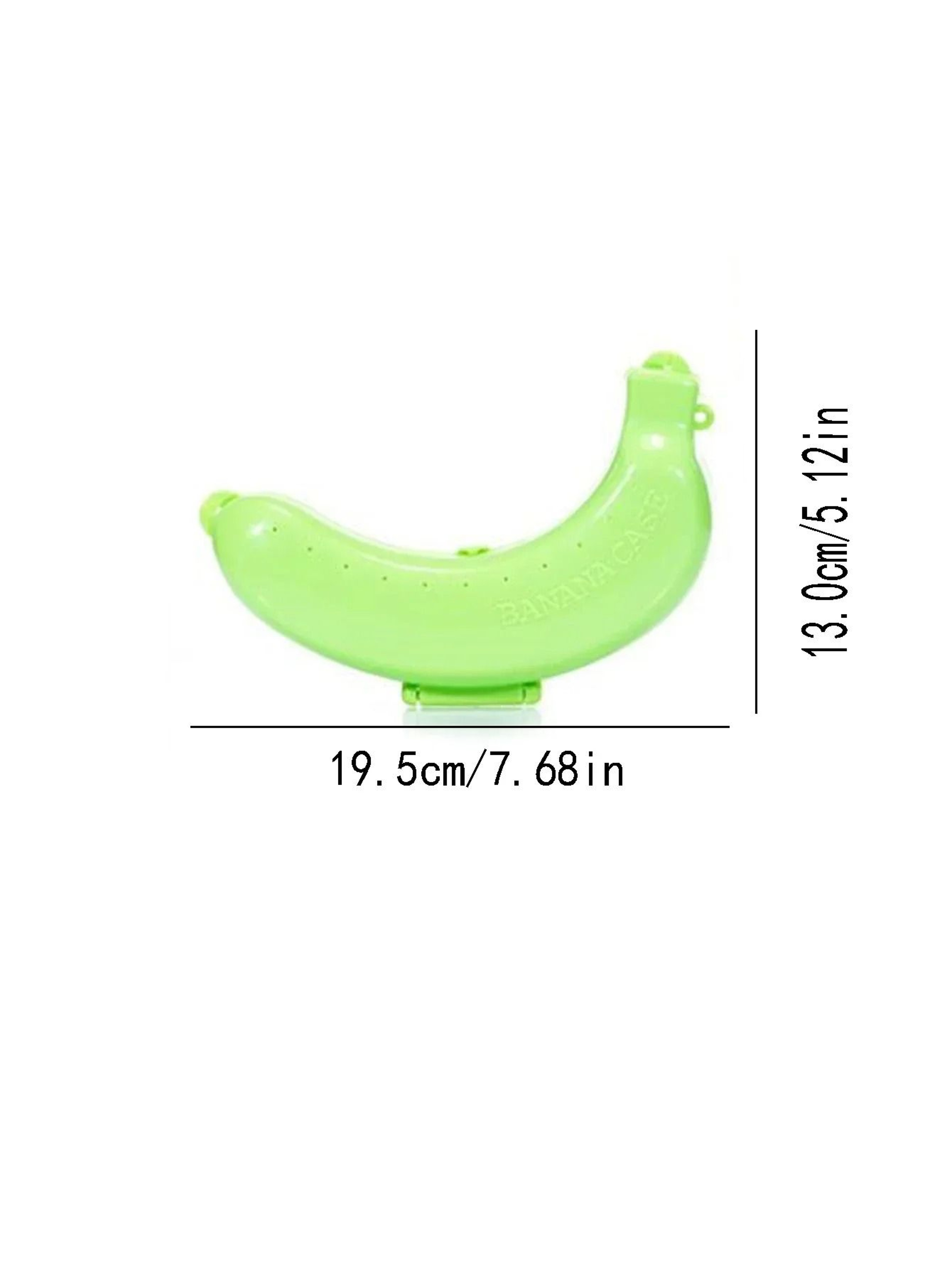 Portable Banana Storage Box Reusable Plastic Fruit Container With Clip On Lid For Travel 7