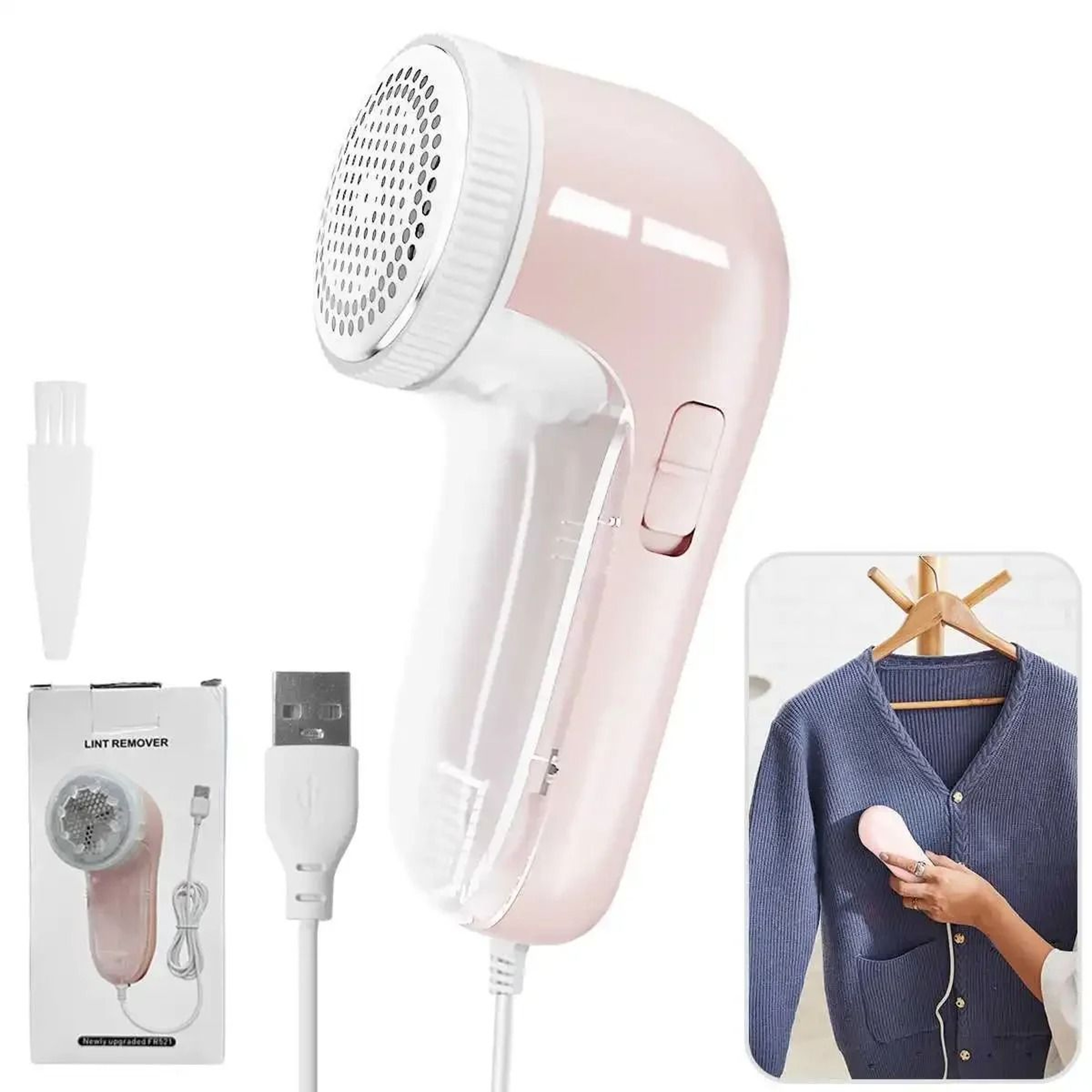 USB Electric Fabric Shaver For Clothes Lint Fuzz And Fluff Removal 8