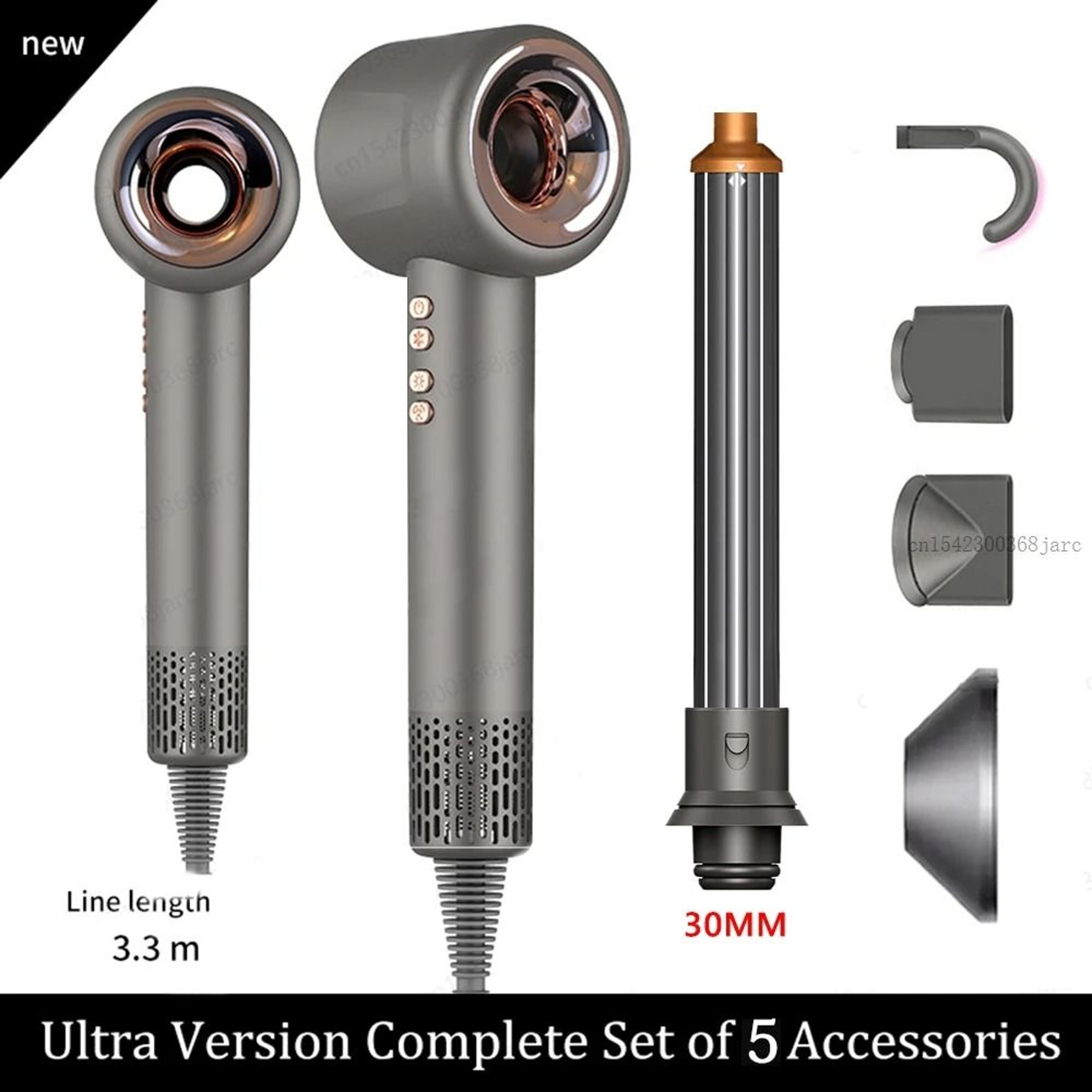 Super Hair Dryer 220V Leafless Hair Dryer Personal Hair Care Styling Negative Ion Tool Constant Ani 14