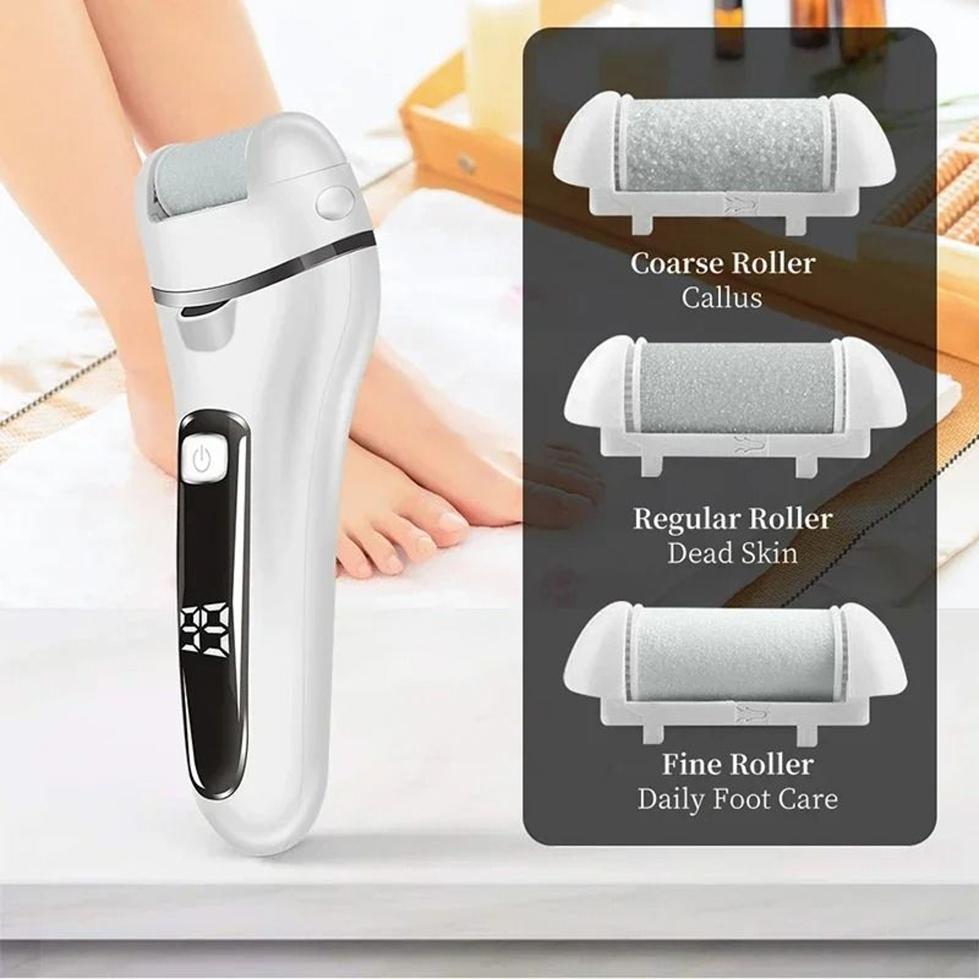 Professional Electric Foot Grinder Callus Remover For Smooth Soft Feet 0