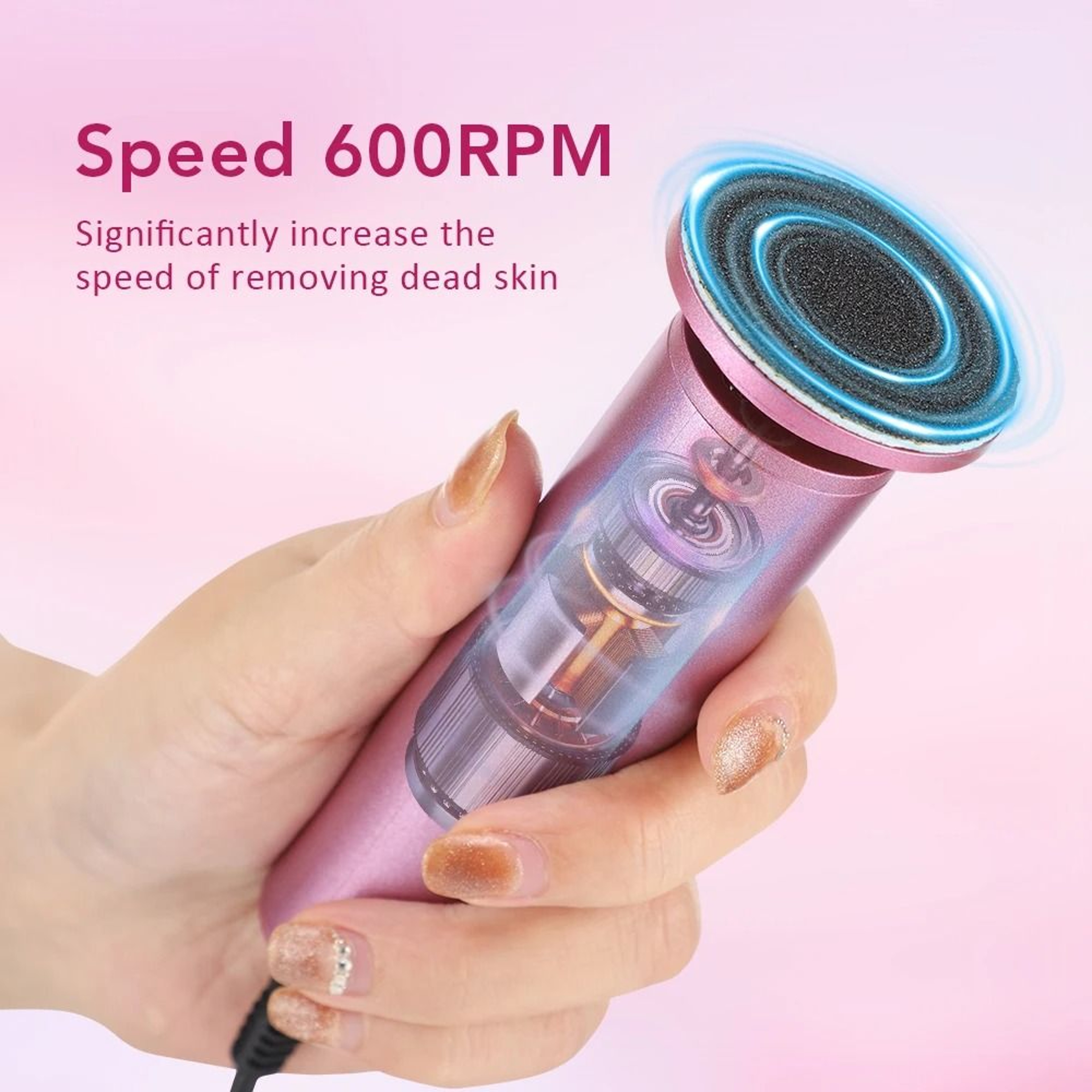 Professional Electric Foot Callus Remover Foot Exfoliator For Smooth Cracked Heels 1