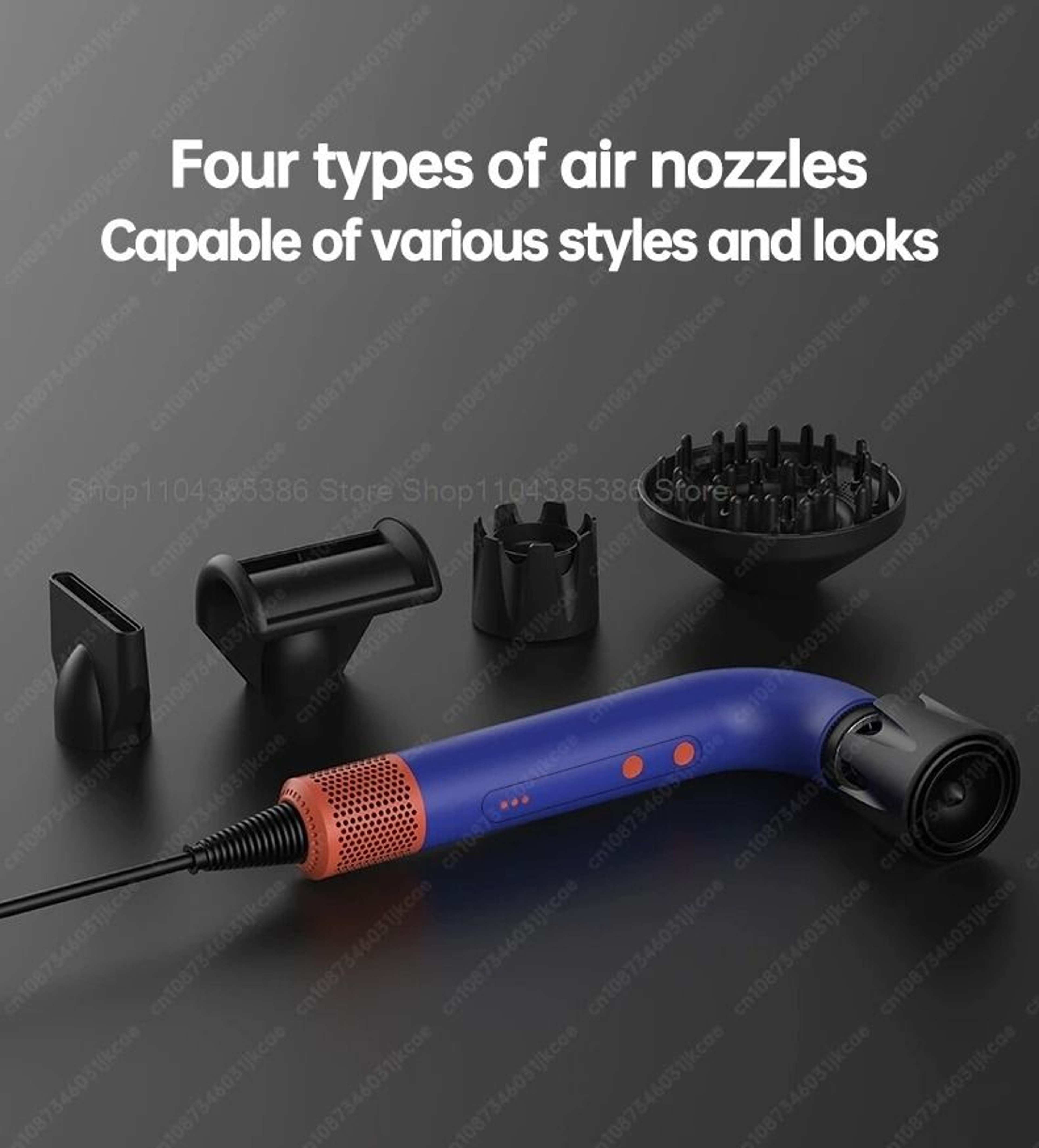 Professional Leafless Negative Ion Hair Dryer High Speed Hair Styling Tool 2