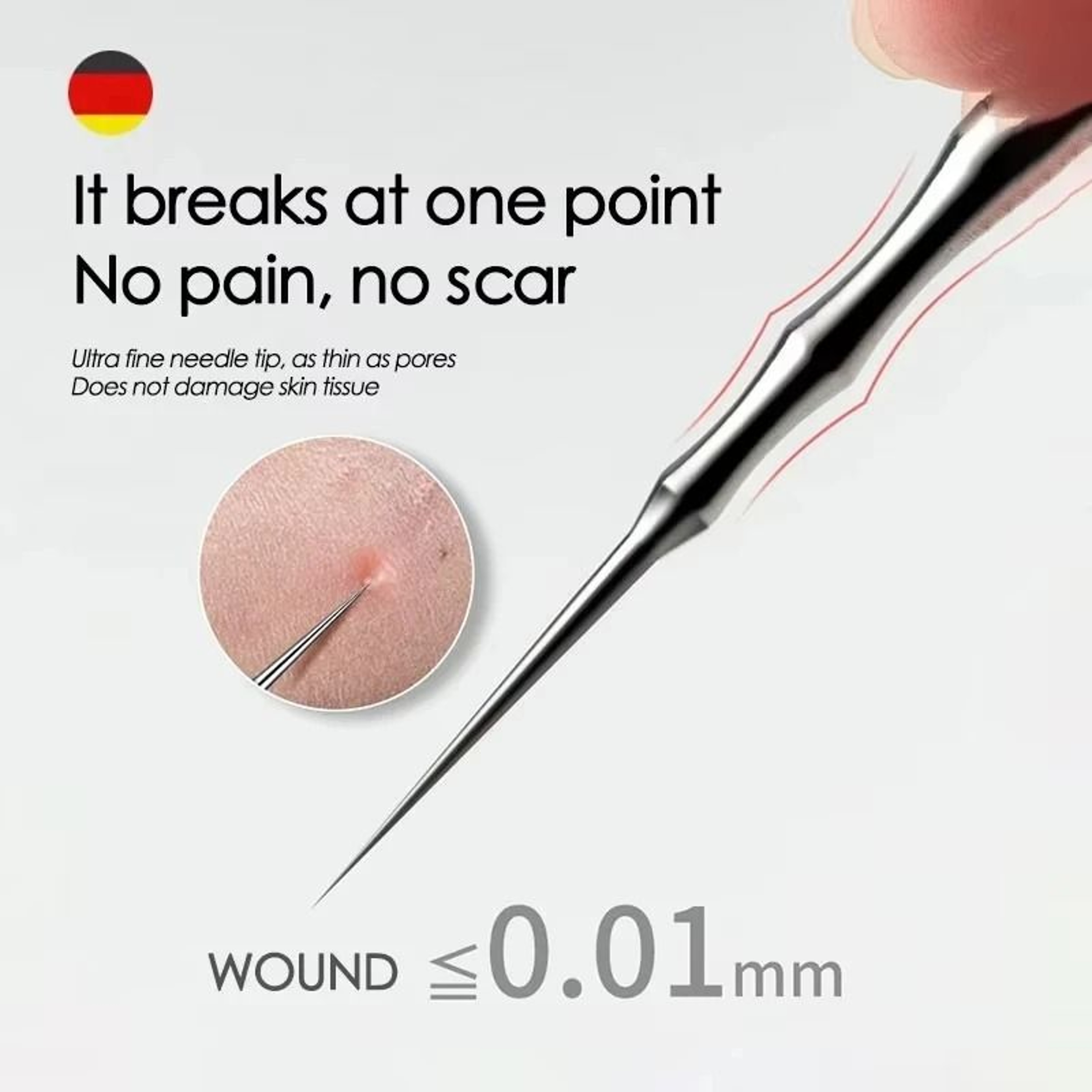 Professional Blackhead Remover Tool Kit Acne Extractor Needles And Tweezers Set 0