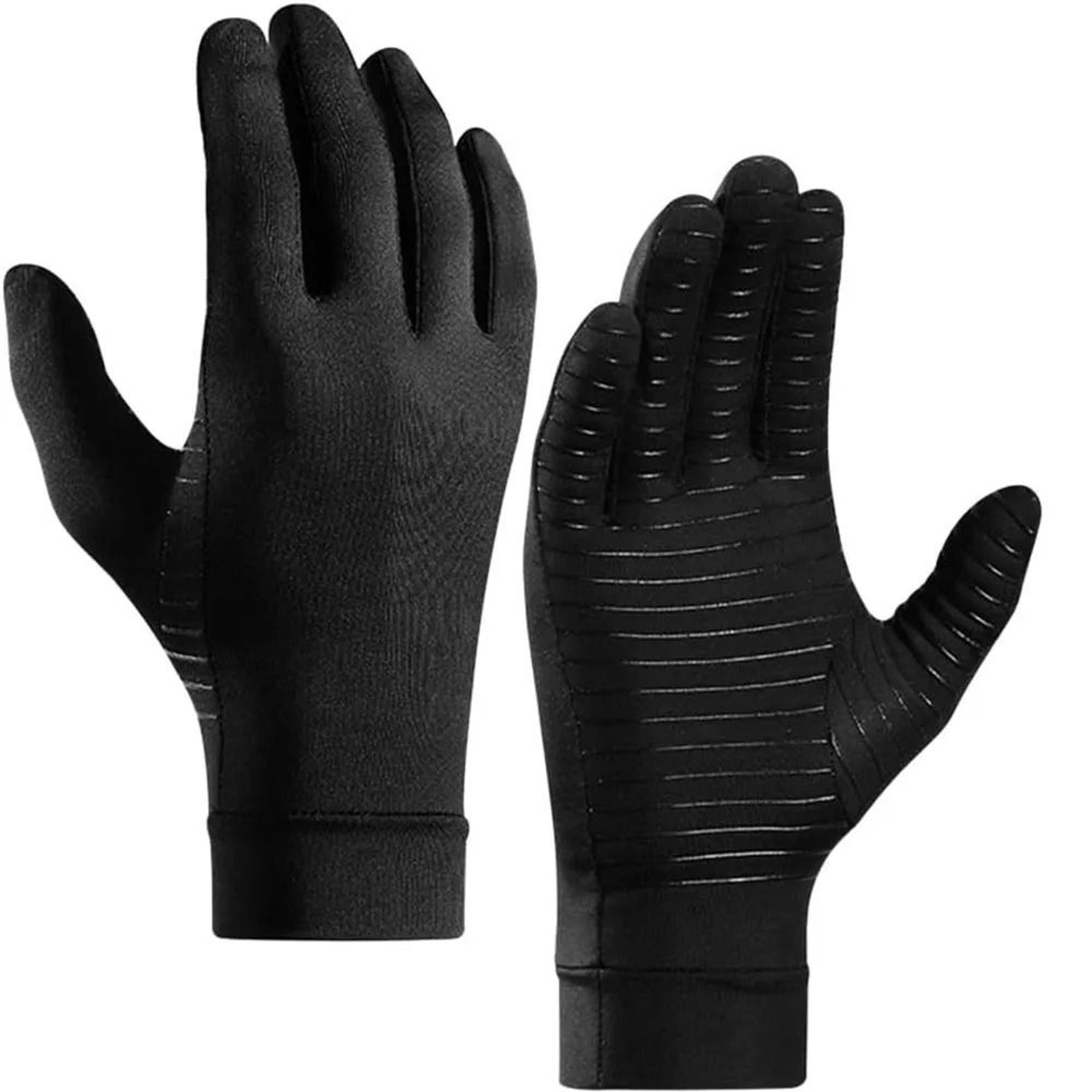 Full Finger Copper Infused Compression Gloves For Men And Women 1